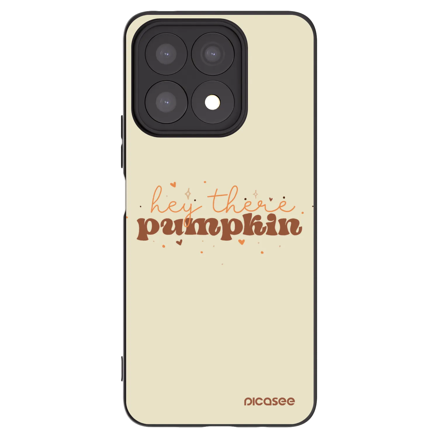 Picasee silikonový černý obal pro Honor X8a - Hey there pumpkin
