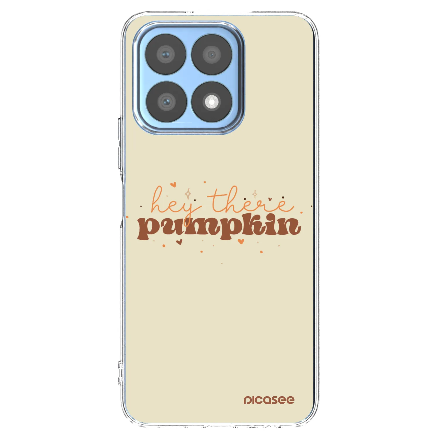 Picasee silikonový průhledný obal pro Honor X8a - Hey there pumpkin