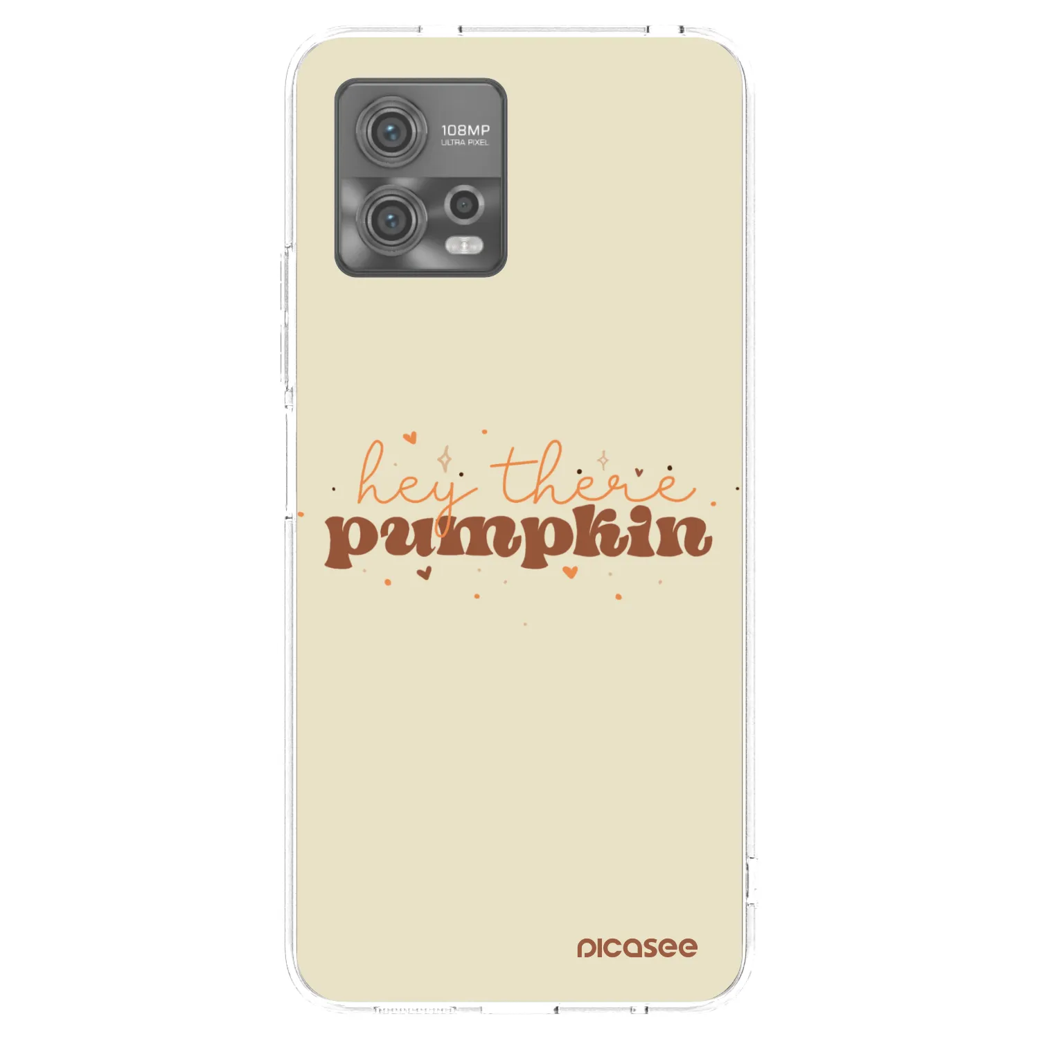 Picasee silikonový průhledný obal pro Motorola Moto G72 - Hey there pumpkin
