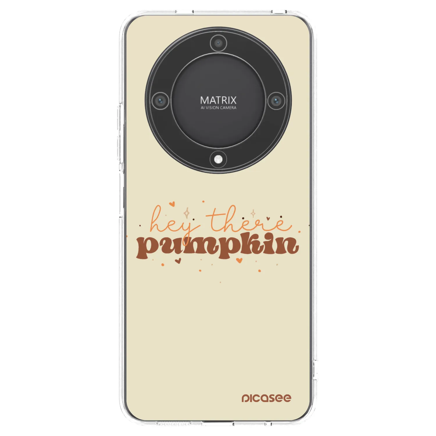 Picasee silikonový průhledný obal pro Honor Magic5 Lite 5G - Hey there pumpkin