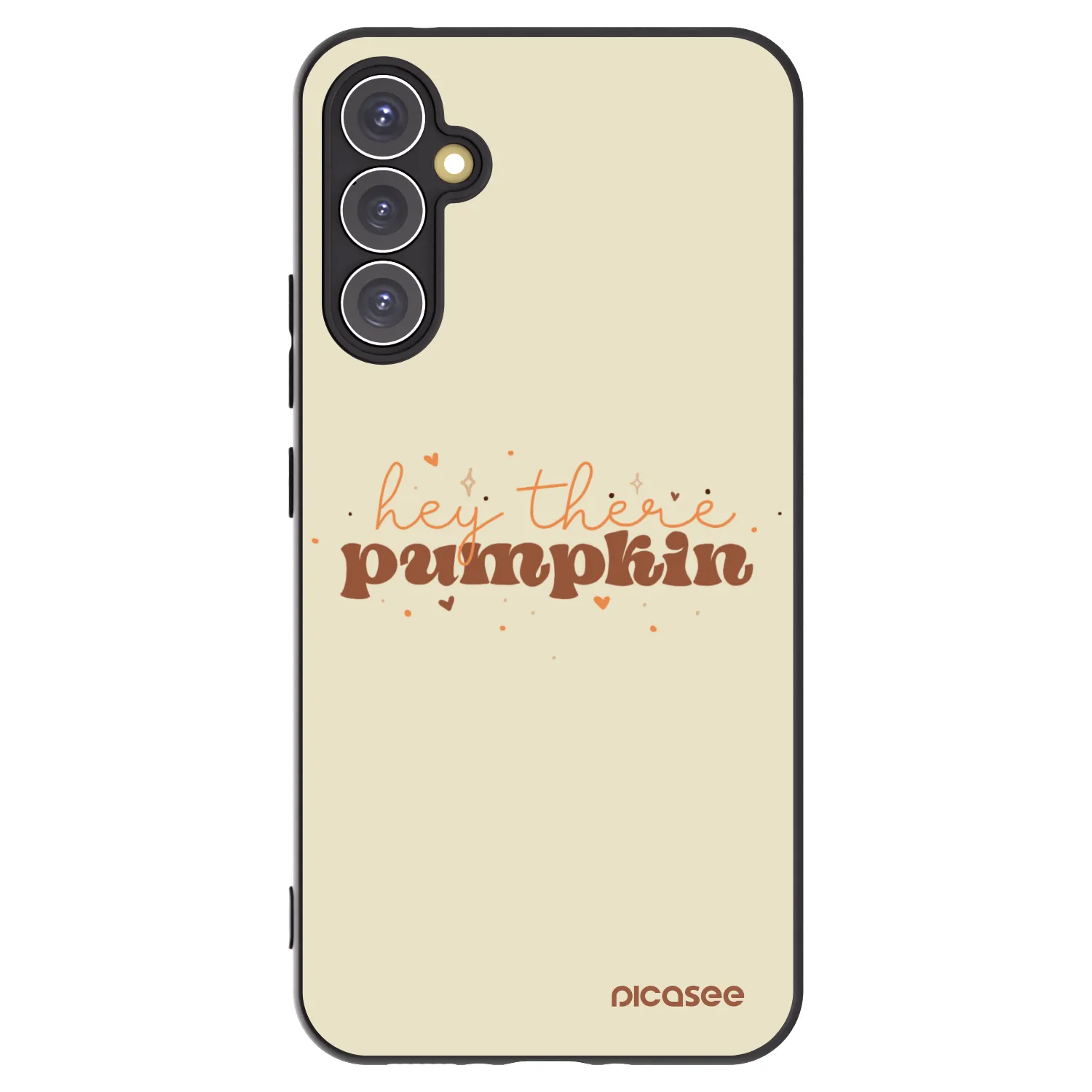 Picasee silikonový černý obal pro Samsung Galaxy A34 5G A346B - Hey there pumpkin