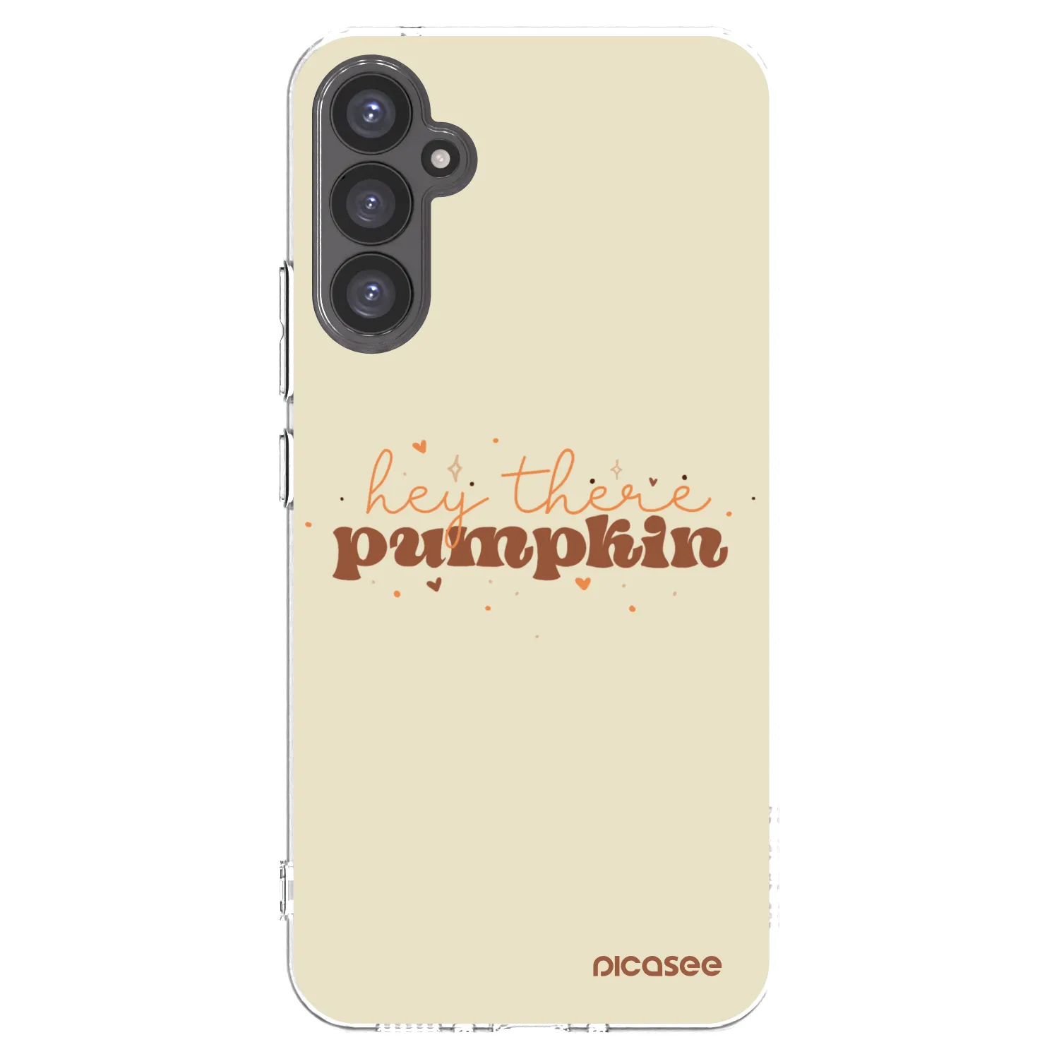 Picasee silikonový průhledný obal pro Samsung Galaxy A34 5G A346B - Hey there pumpkin