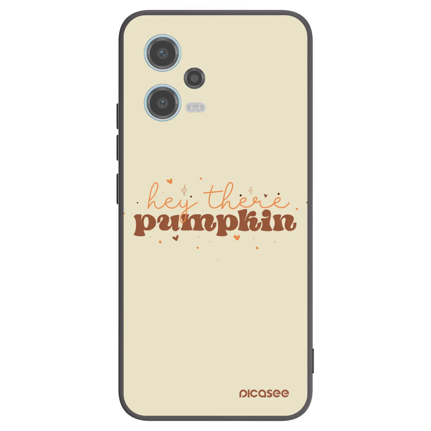 Picasee silikonový černý obal pro Xiaomi Redmi Note 12 5G - Hey there pumpkin
