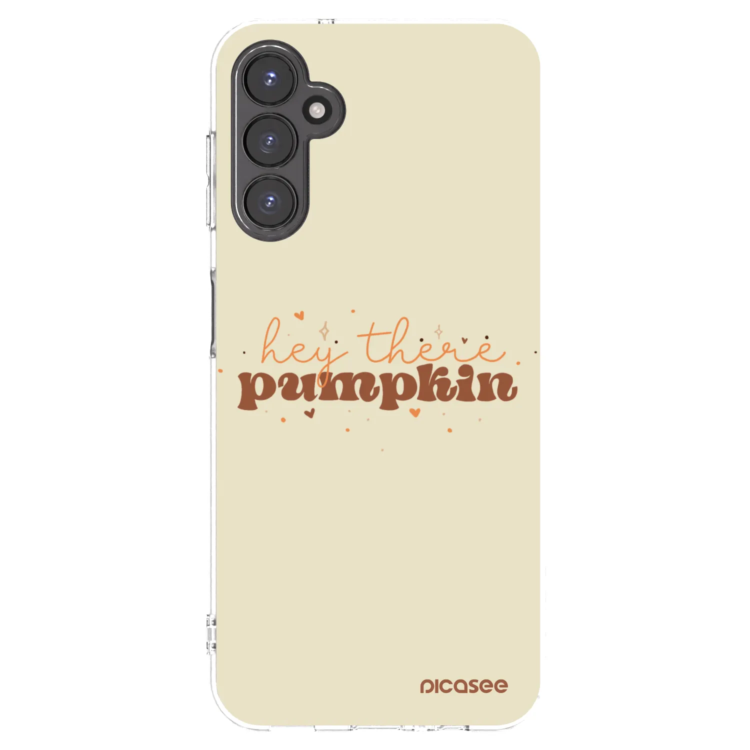 Picasee silikonový průhledný obal pro Samsung Galaxy A14 5G A146P - Hey there pumpkin