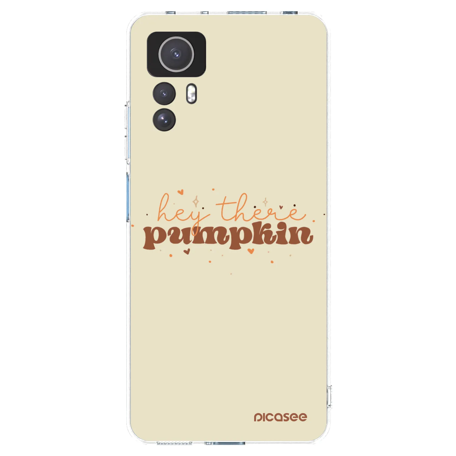 Picasee silikonový průhledný obal pro Xiaomi Redmi Note 12S - Hey there pumpkin