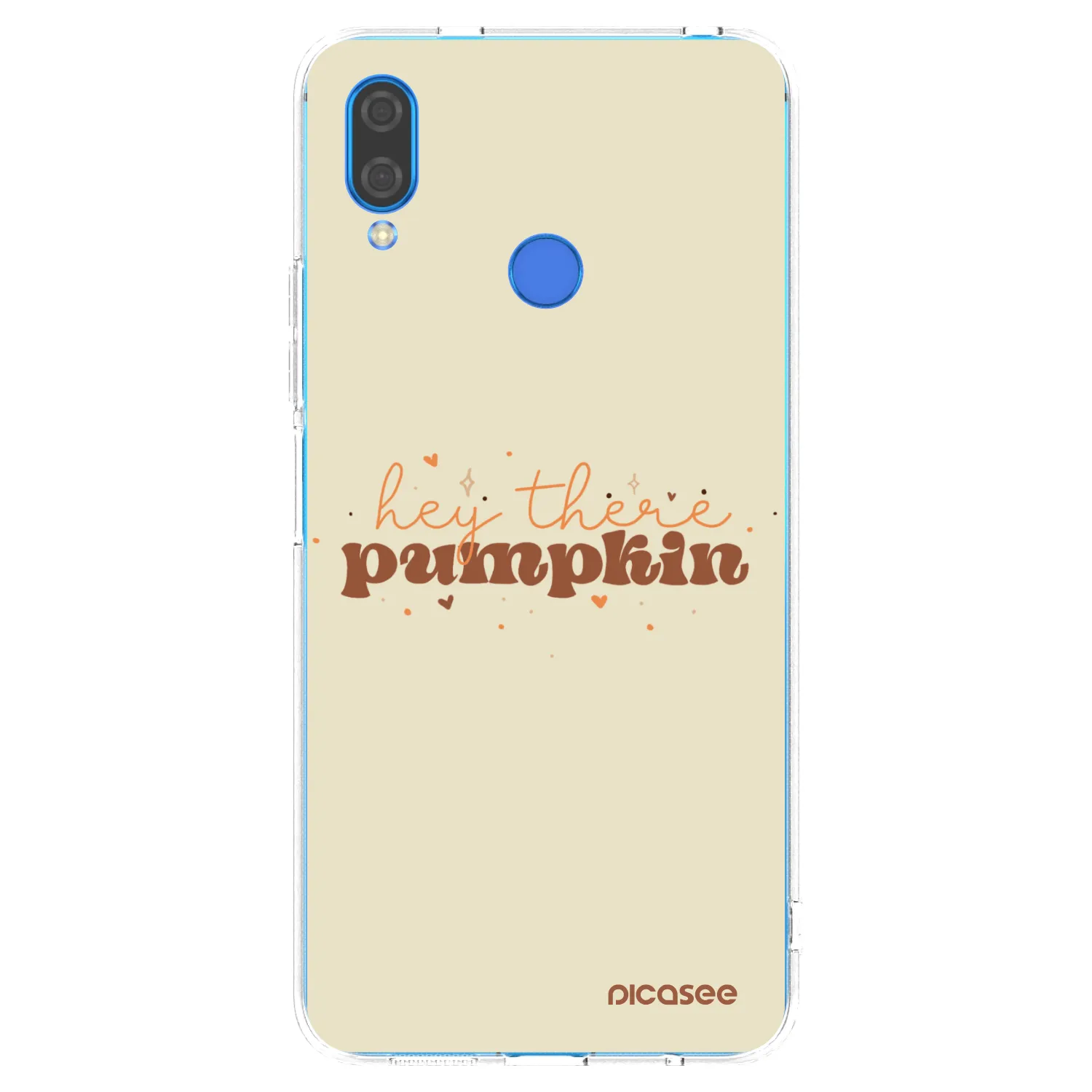 Picasee silikonový průhledný obal pro Huawei Nova 3 - Hey there pumpkin