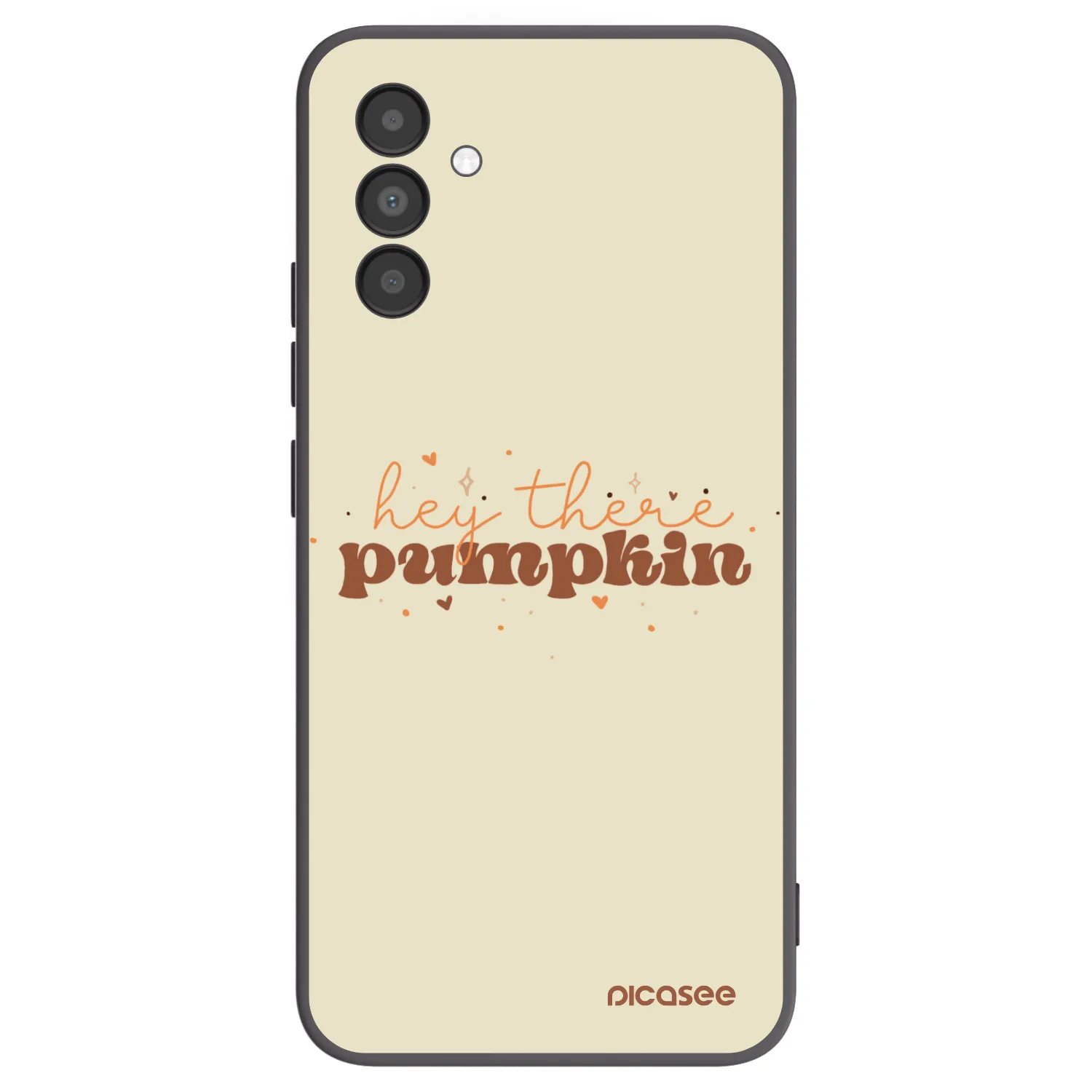 Picasee silikonový černý obal pro Samsung Galaxy A04s A047F - Hey there pumpkin