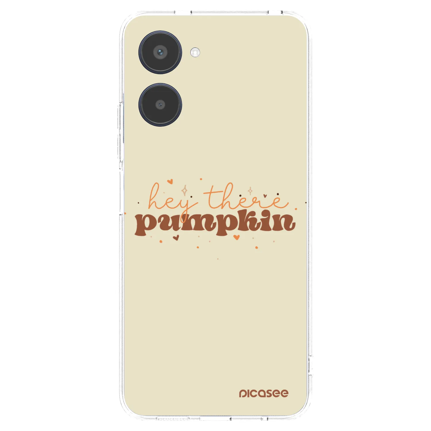 Picasee silikonový průhledný obal pro Realme 10 4G - Hey there pumpkin