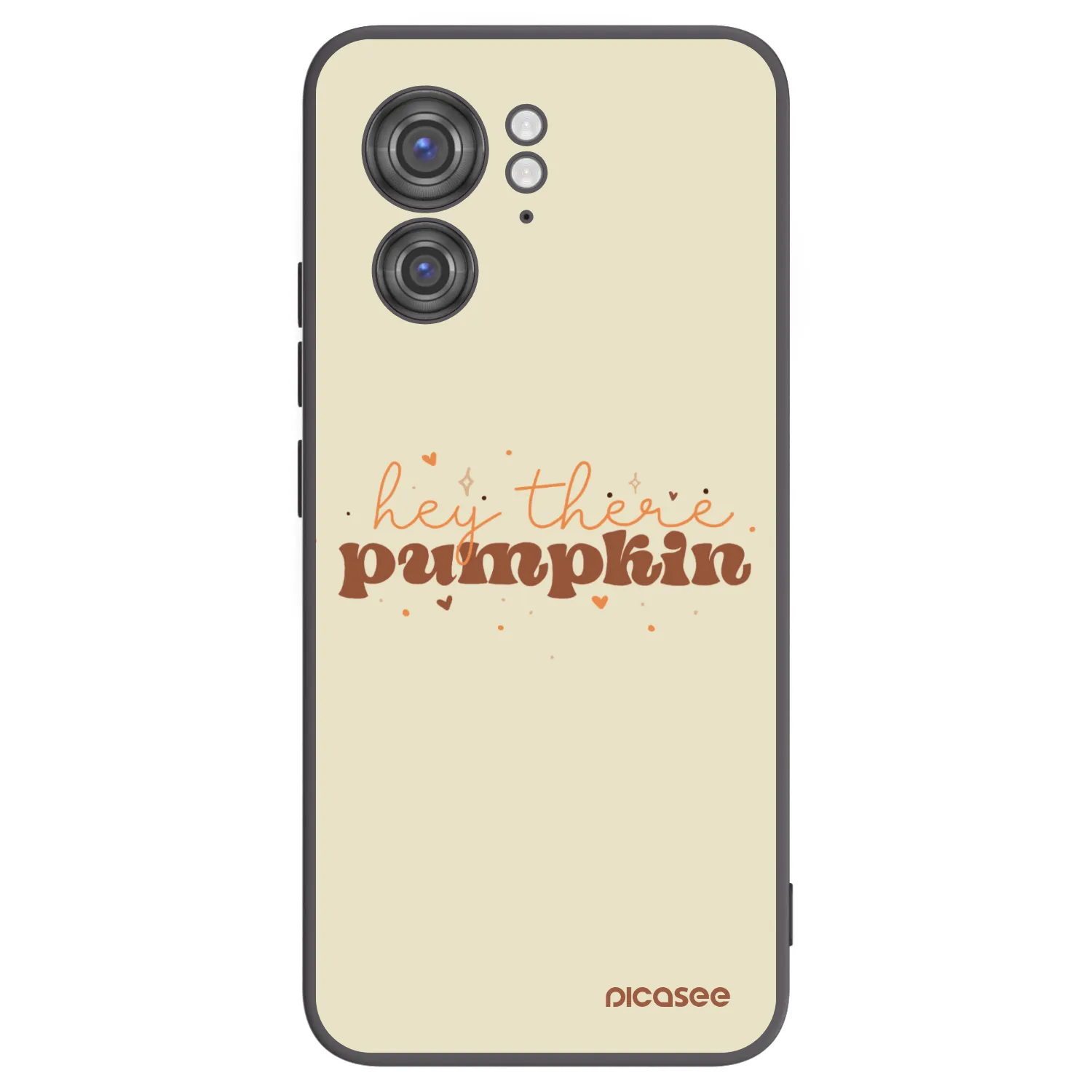 Picasee silikonový černý obal pro Motorola Edge 40 - Hey there pumpkin