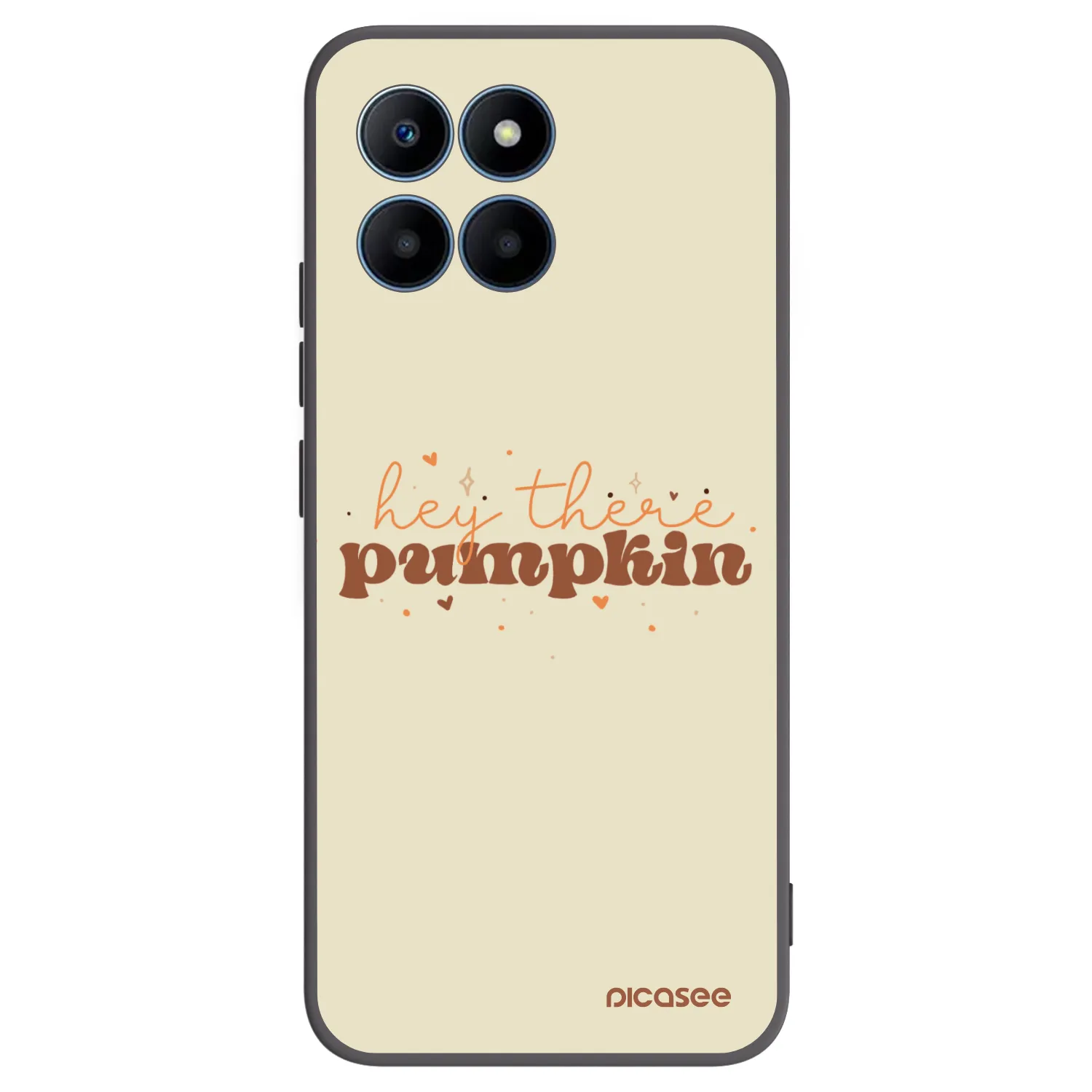 Picasee silikonový černý obal pro Honor 70 Lite - Hey there pumpkin