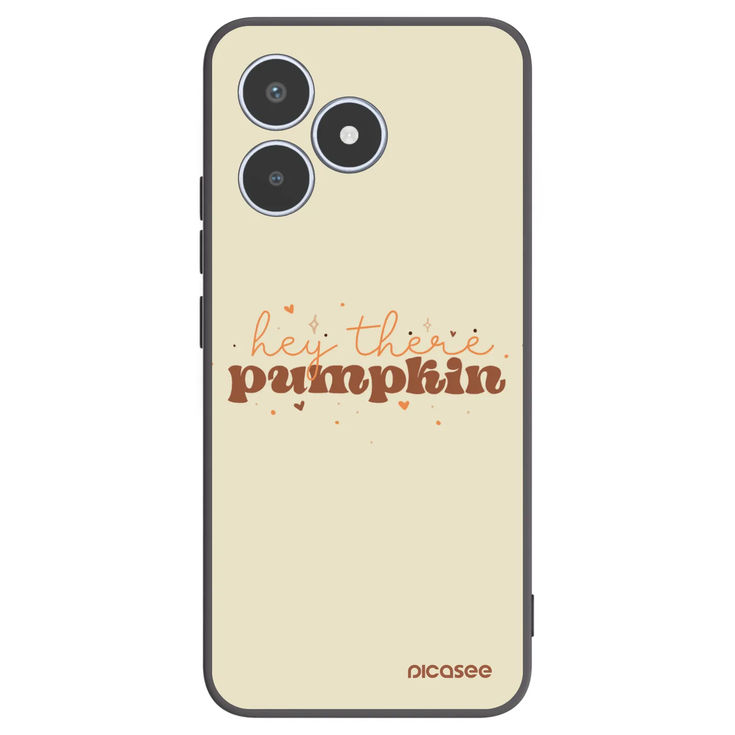 Picasee silikonový černý obal pro Realme C53 - Hey there pumpkin