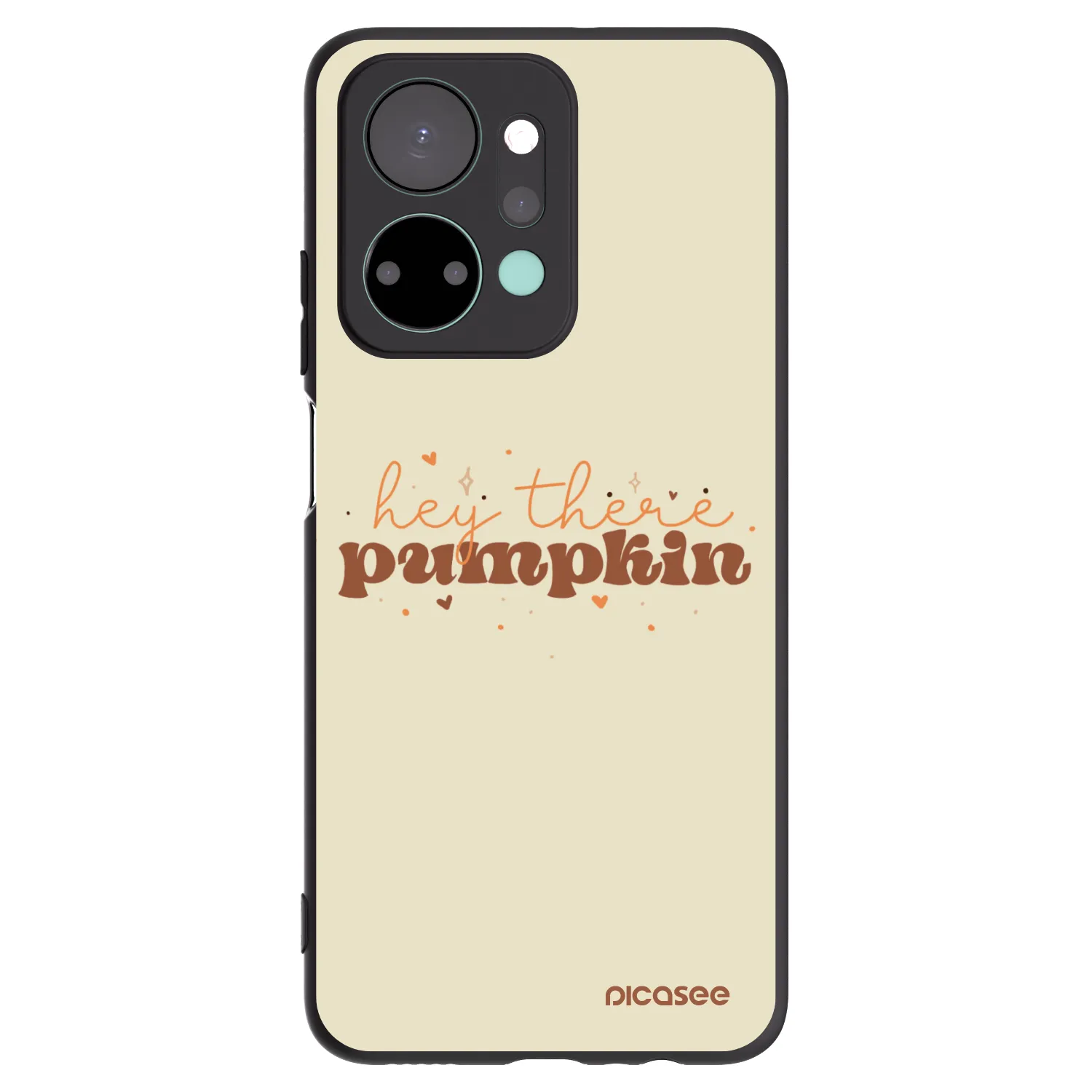 Picasee silikonový černý obal pro Honor X7a - Hey there pumpkin