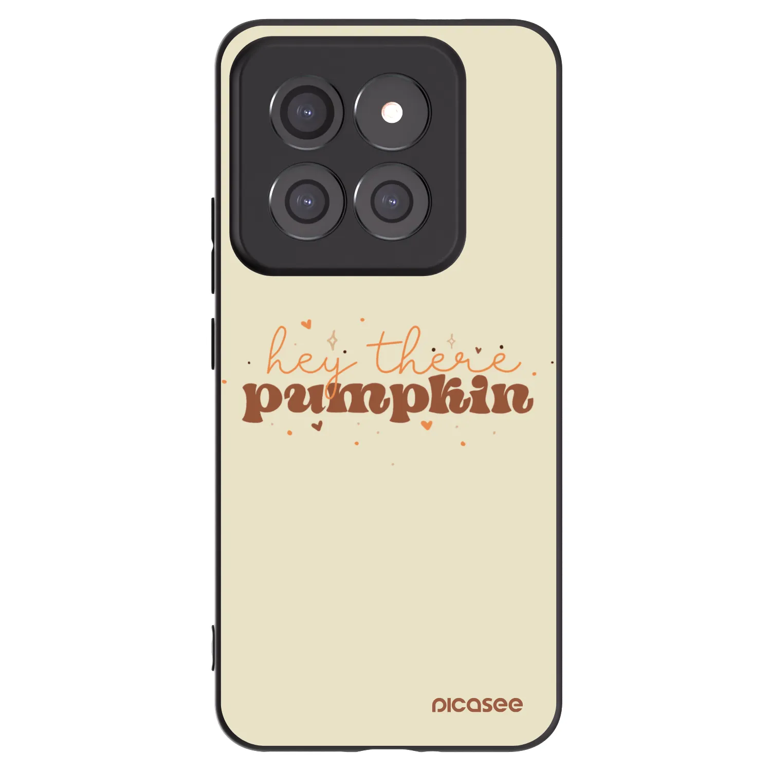 Picasee silikonový černý obal pro Xiaomi 14 Pro - Hey there pumpkin