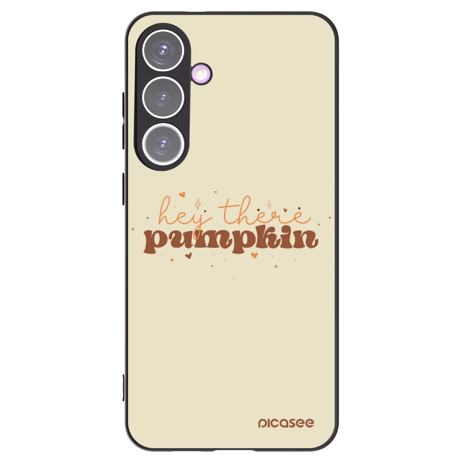 Picasee silikonový černý obal pro Samsung Galaxy S24+ S926B 5G - Hey there pumpkin
