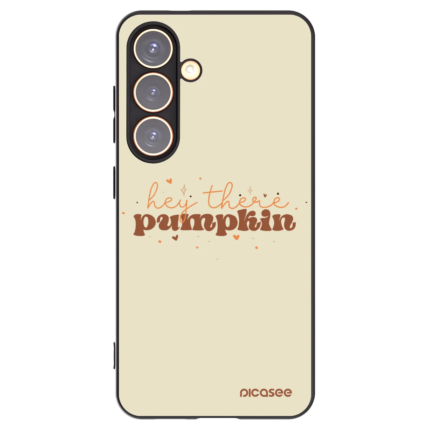 Picasee silikonový černý obal pro Samsung Galaxy S24 S921B 5G - Hey there pumpkin