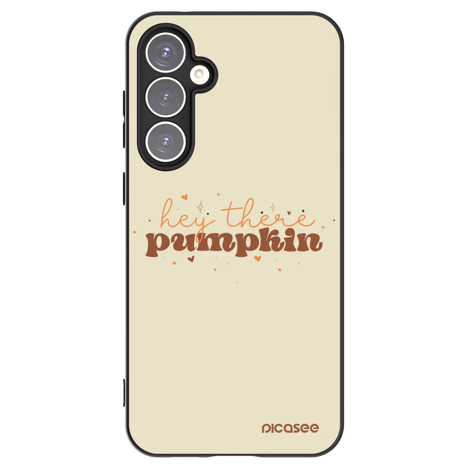 Picasee silikonový černý obal pro Samsung Galaxy S23 FE S711B - Hey there pumpkin