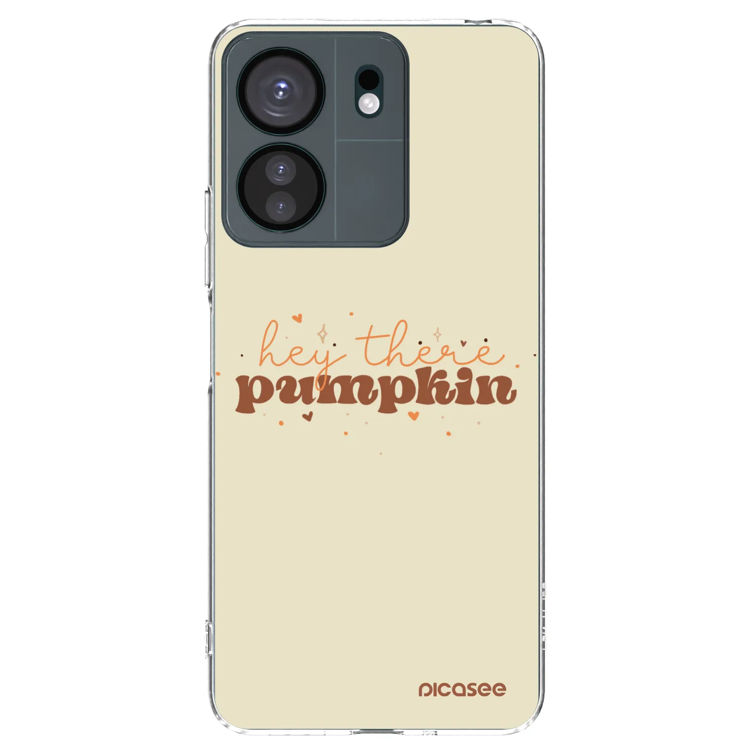 Picasee silikonový průhledný obal pro Xiaomi Redmi 13C 4G - Hey there pumpkin