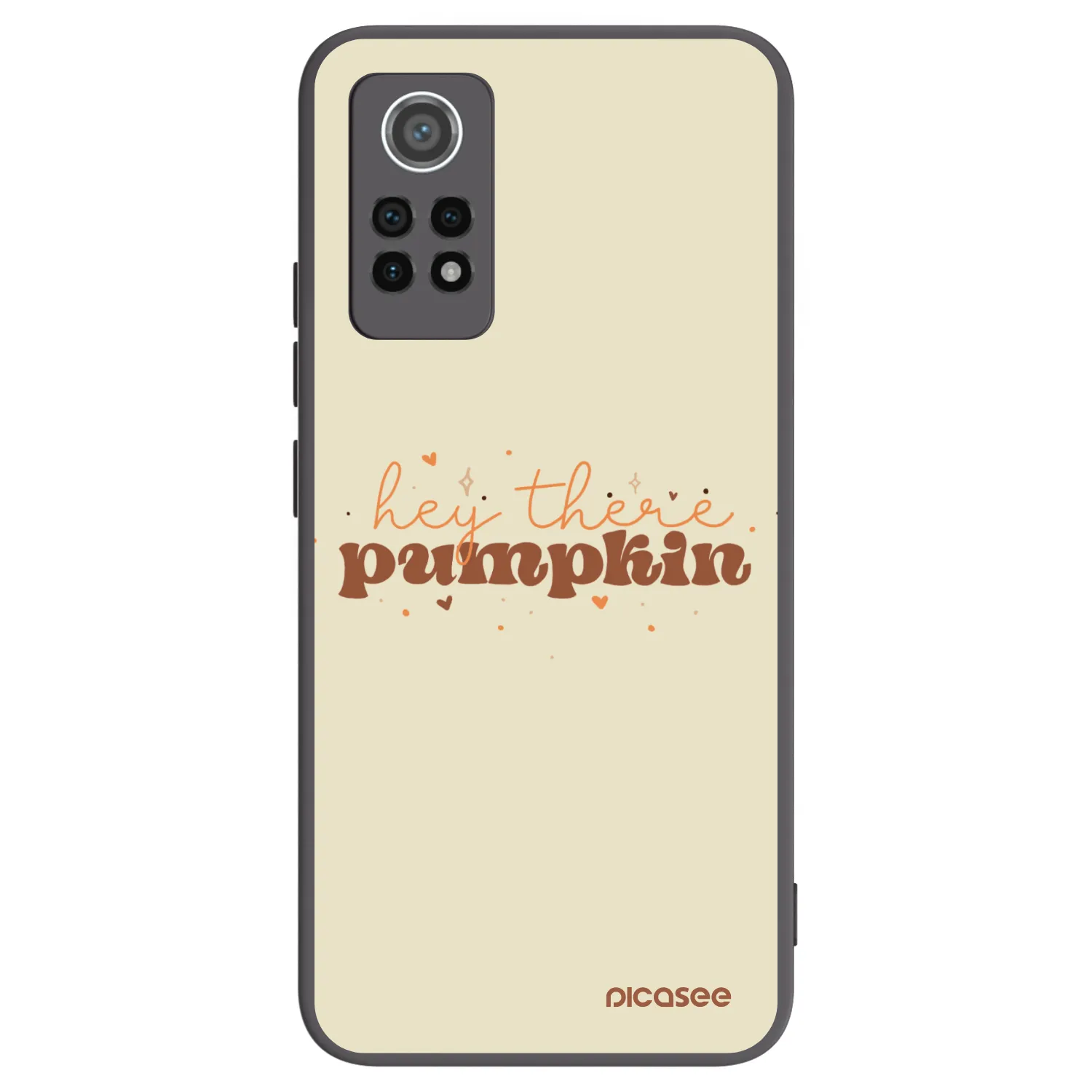 Picasee silikonový černý obal pro Xiaomi Redmi Note 12 Pro 4G - Hey there pumpkin