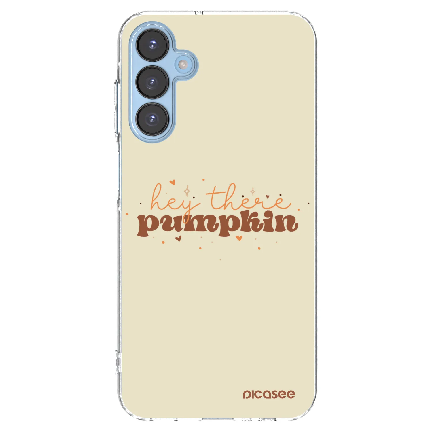 Picasee silikonový průhledný obal pro Samsung Galaxy A15 A156B 5G - Hey there pumpkin
