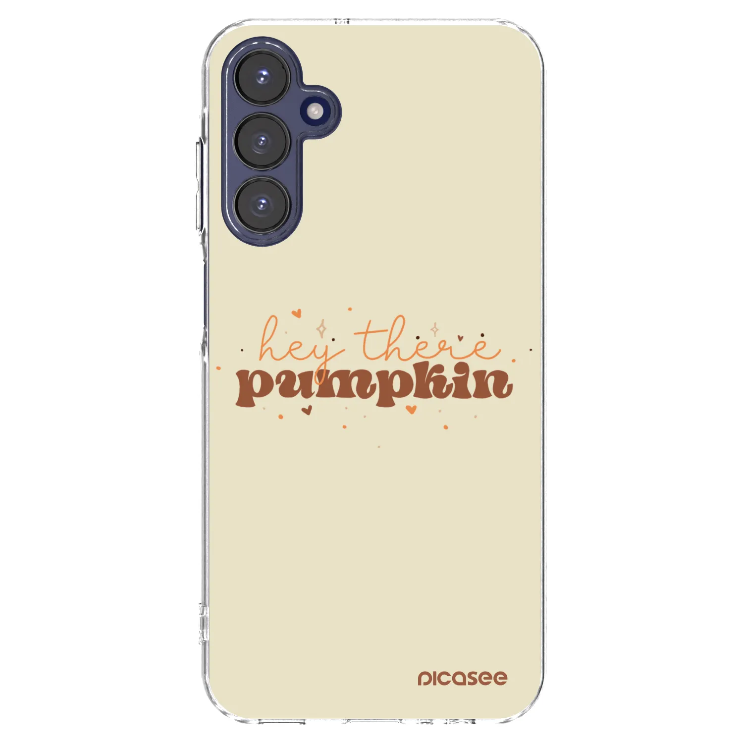 Picasee silikonový průhledný obal pro Samsung Galaxy A15 A155F 4G - Hey there pumpkin