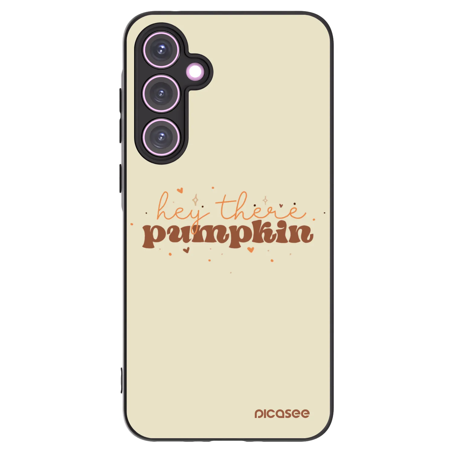 Picasee silikonový černý obal pro Samsung Galaxy A35 5G A356B - Hey there pumpkin