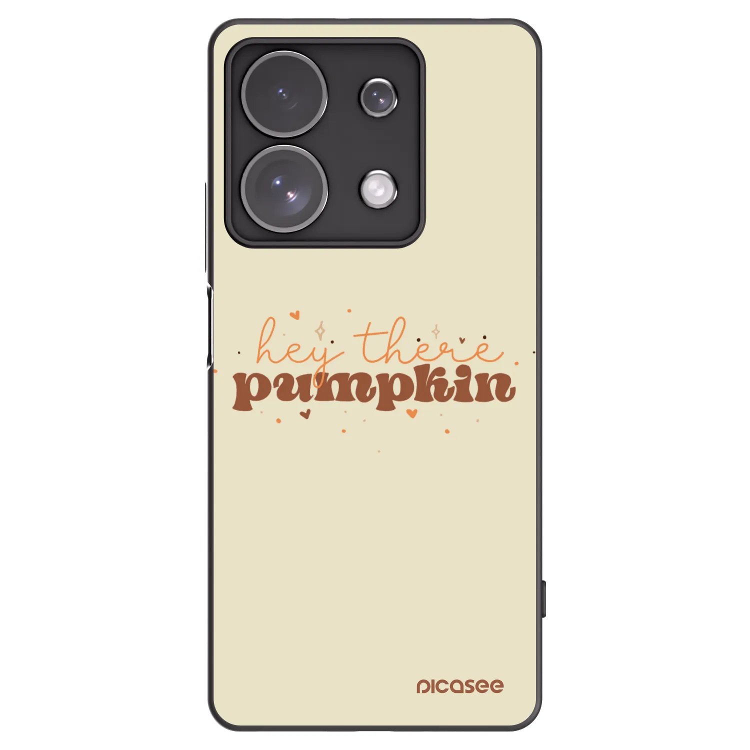 Picasee silikonový černý obal pro Xiaomi Redmi Note 13 Pro 4G - Hey there pumpkin