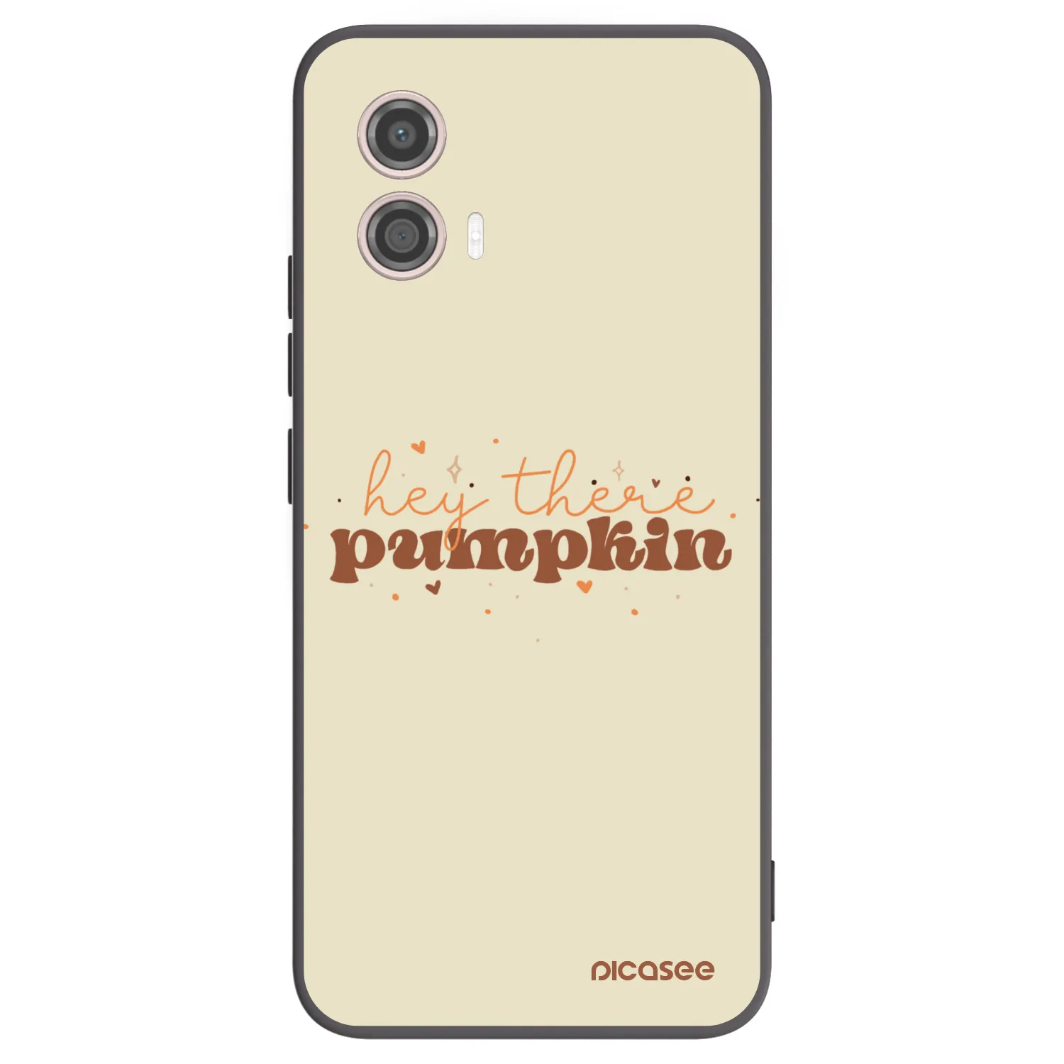 Picasee silikonový černý obal pro Motorola Moto G53 5G - Hey there pumpkin