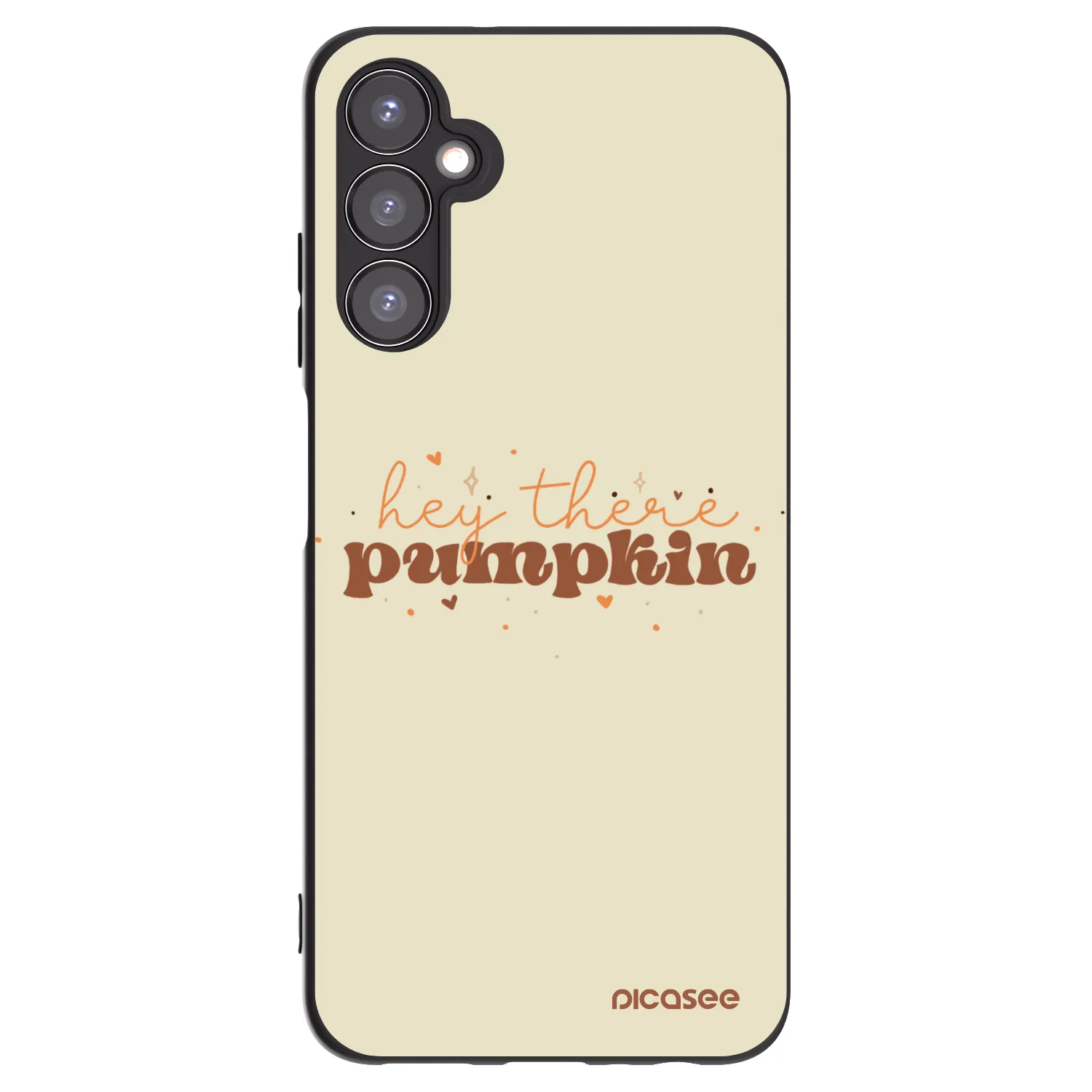 Picasee silikonový černý obal pro Samsung Galaxy A05s A057G - Hey there pumpkin