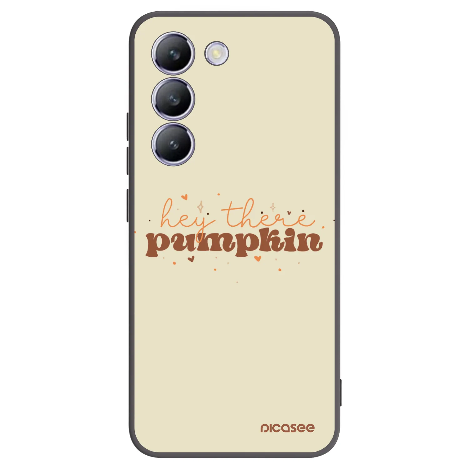 Picasee silikonový černý obal pro Vivo V40 SE 5G - Hey there pumpkin
