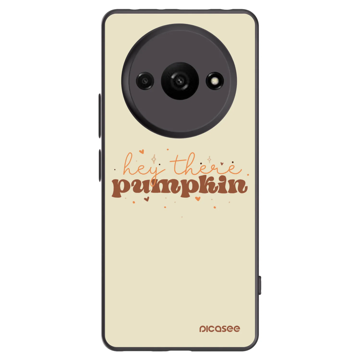 Picasee silikonový černý obal pro Xiaomi Redmi A3 - Hey there pumpkin