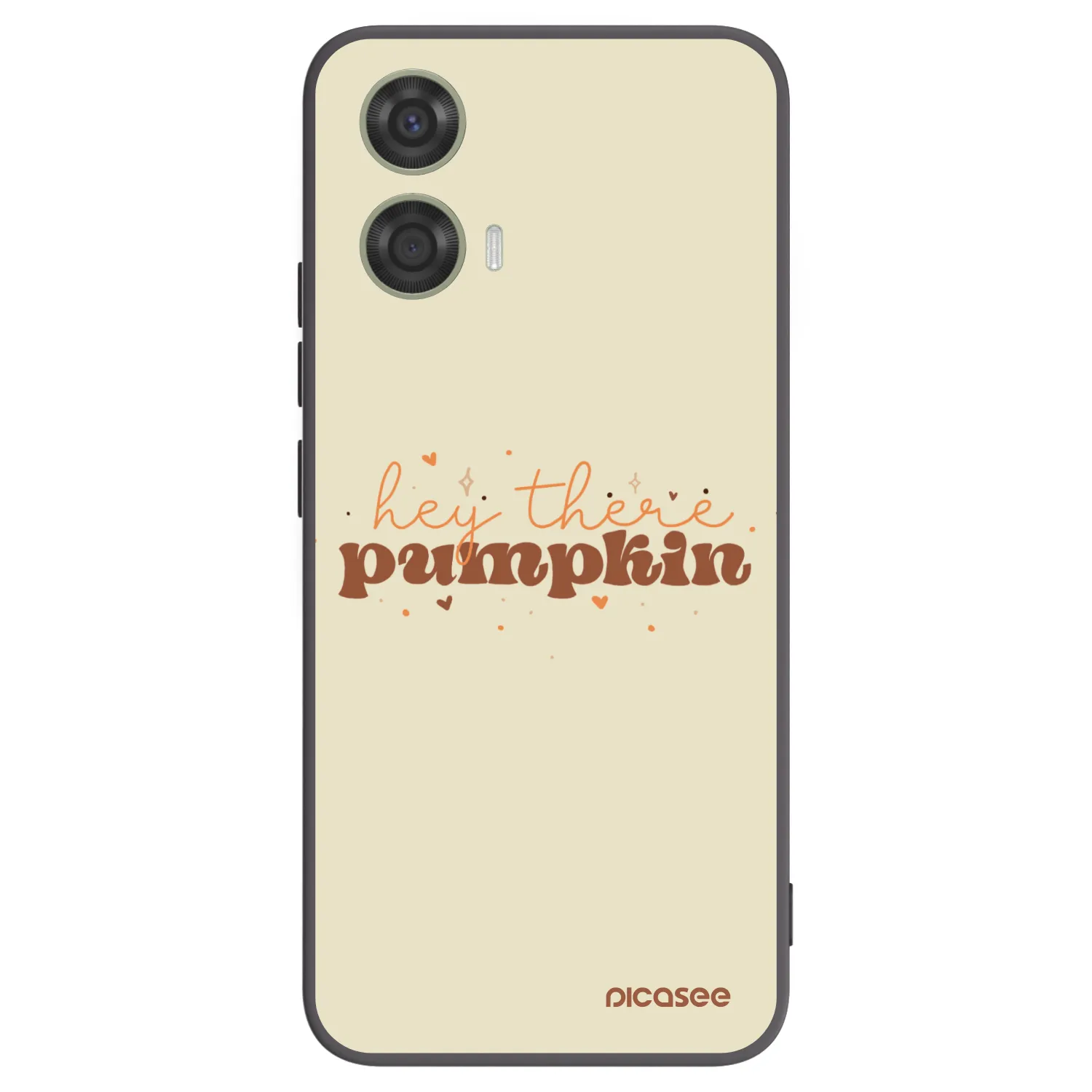 Picasee silikonový černý obal pro Motorola Moto G24 - Hey there pumpkin