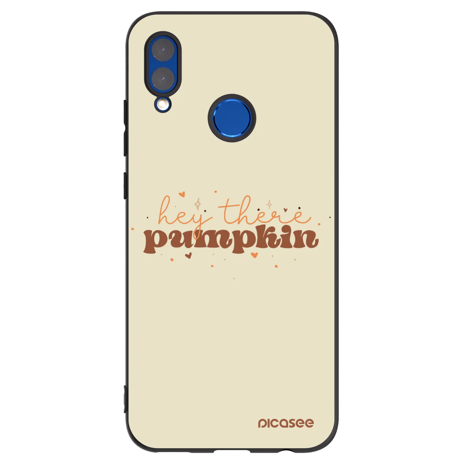 Picasee silikonový černý obal pro Honor 10 Lite - Hey there pumpkin