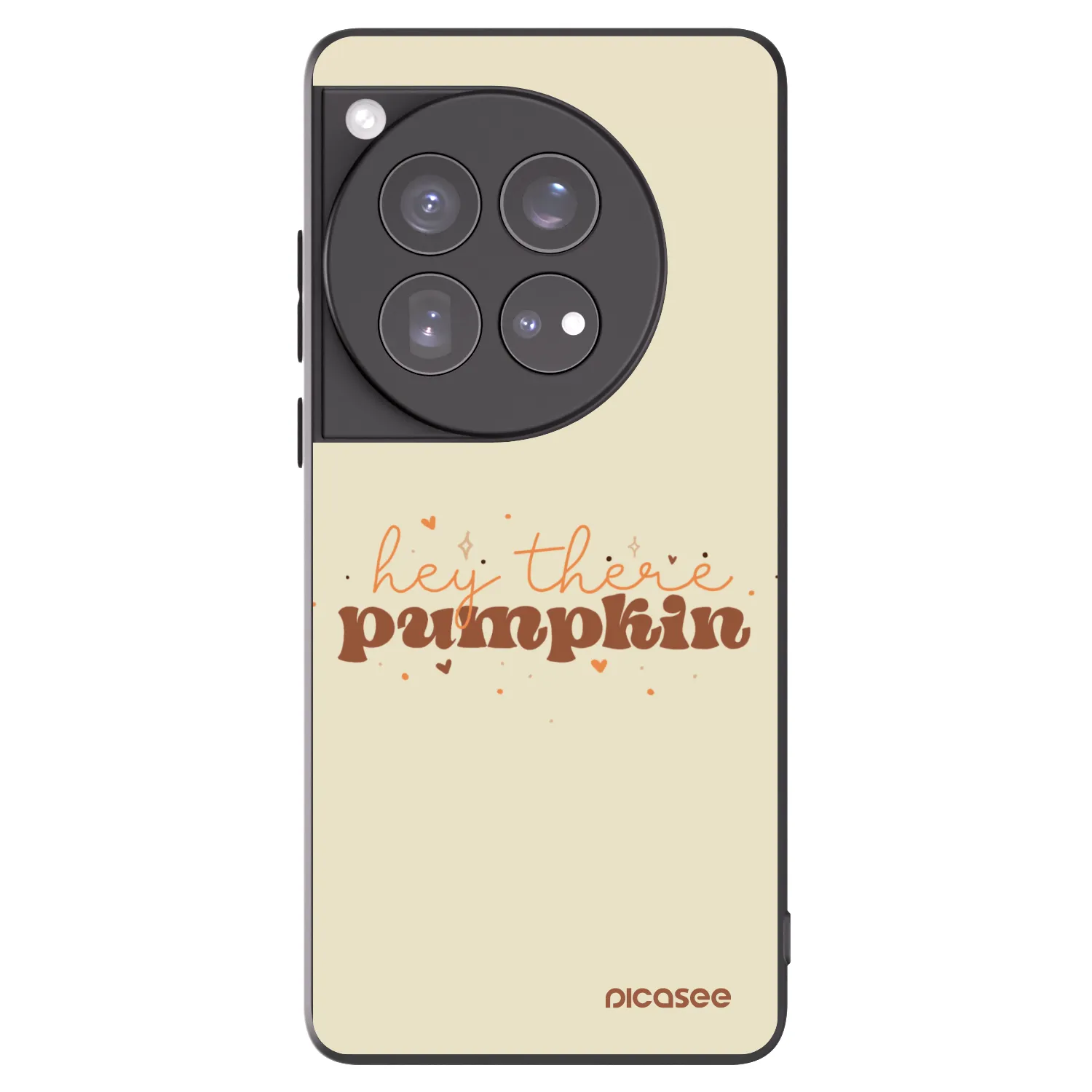 Picasee silikonový černý obal pro OnePlus 12 5G - Hey there pumpkin