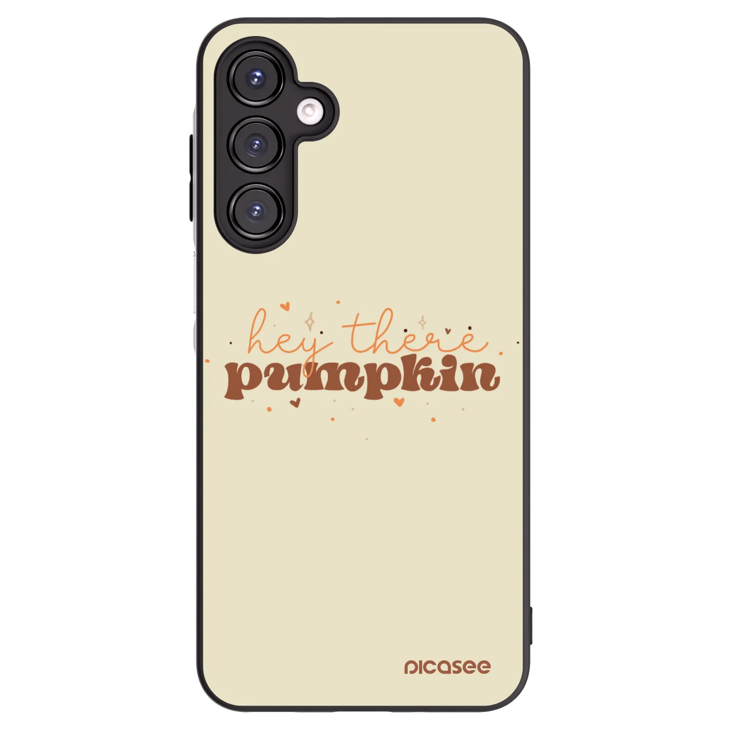 Picasee silikonový černý obal pro Samsung Galaxy A16 5G - Hey there pumpkin