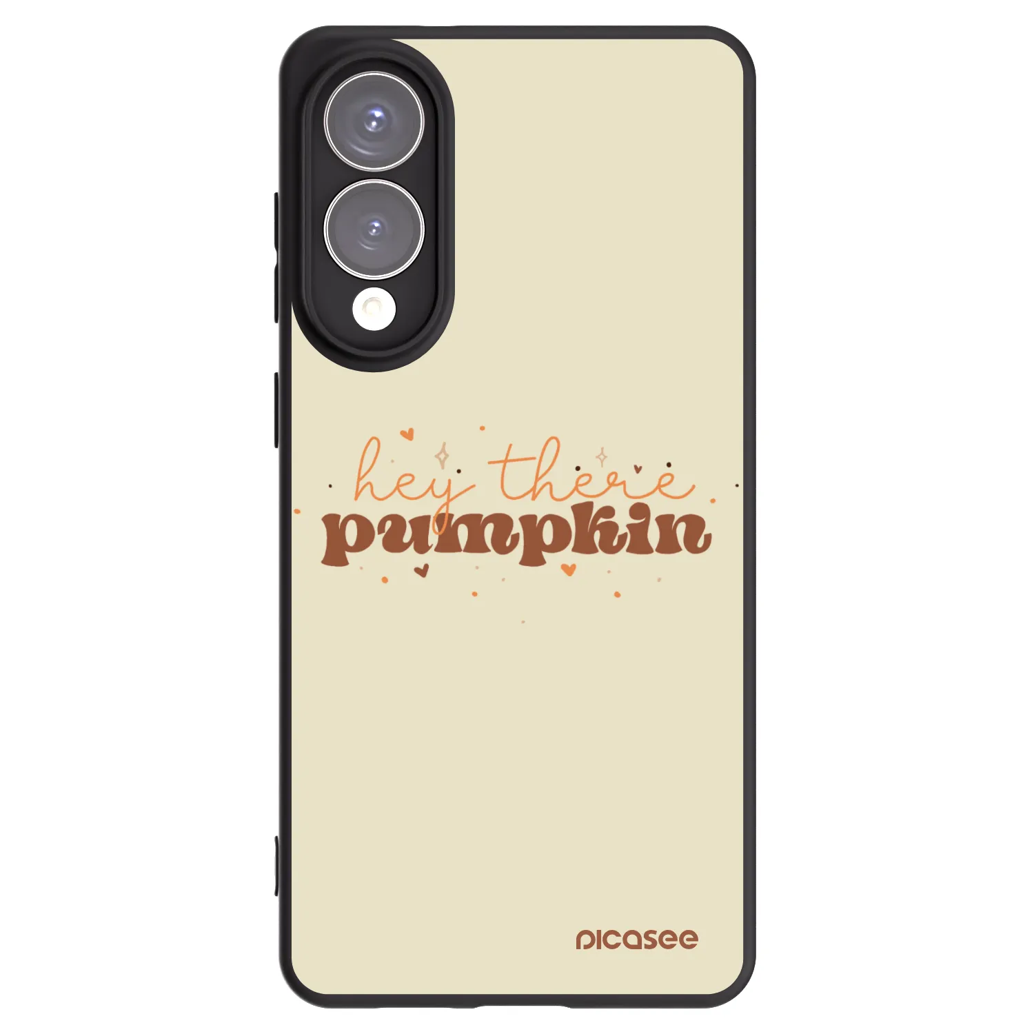 Picasee silikonový černý obal pro Samsung Galaxy S25 Edge 5G - Hey there pumpkin