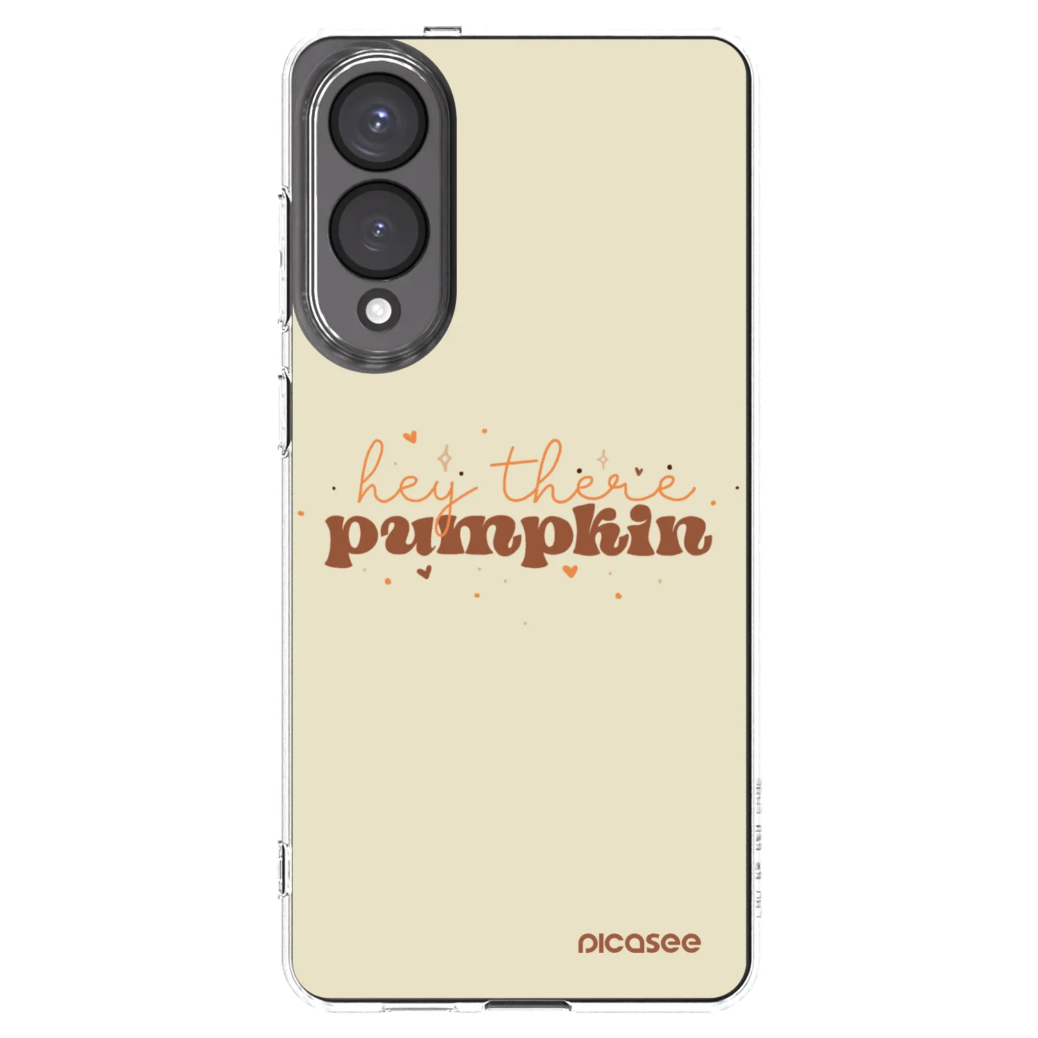 Picasee silikonový průhledný obal pro Samsung Galaxy S25 Edge 5G - Hey there pumpkin