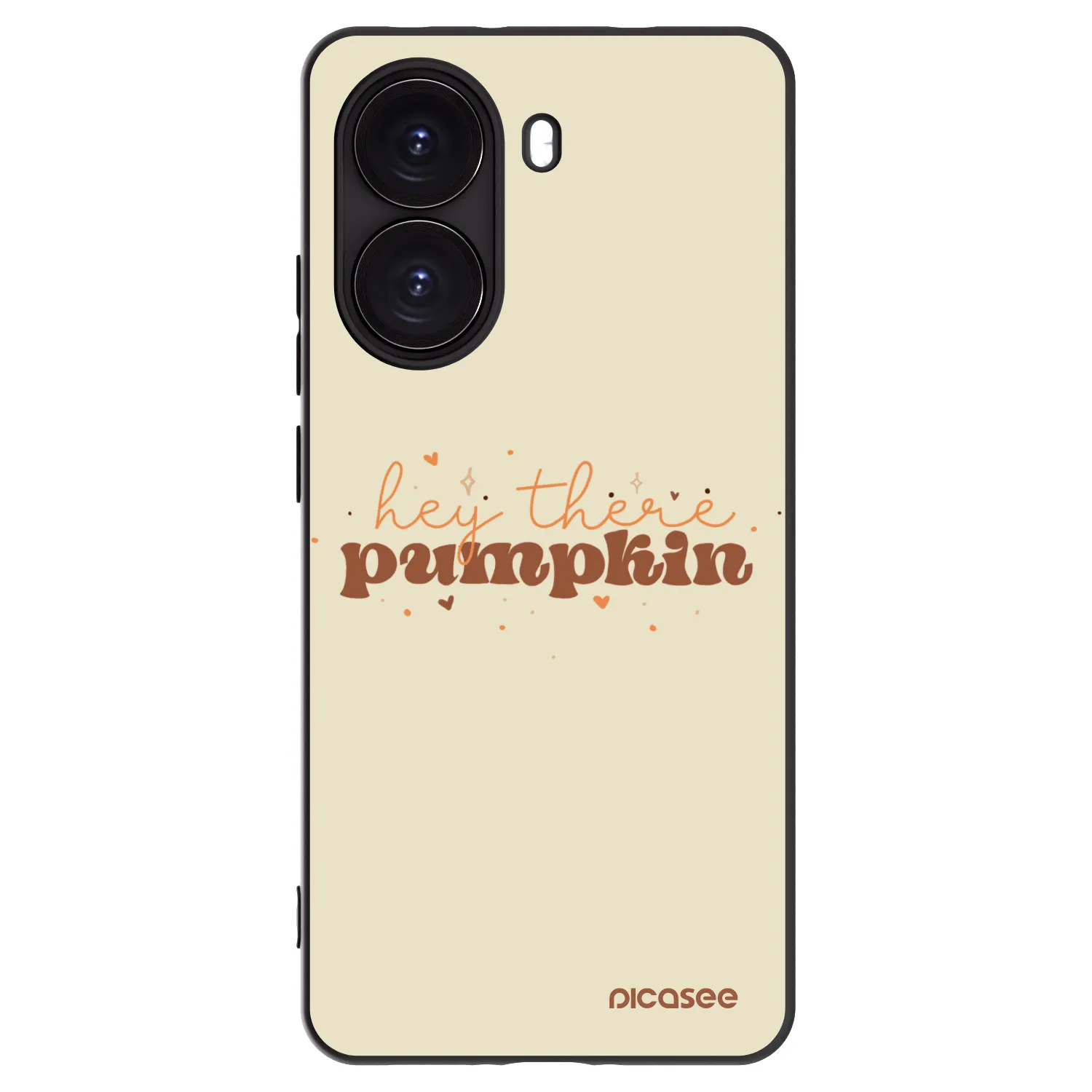 Picasee silikonový černý obal pro Xiaomi Poco X7 Pro 5G - Hey there pumpkin