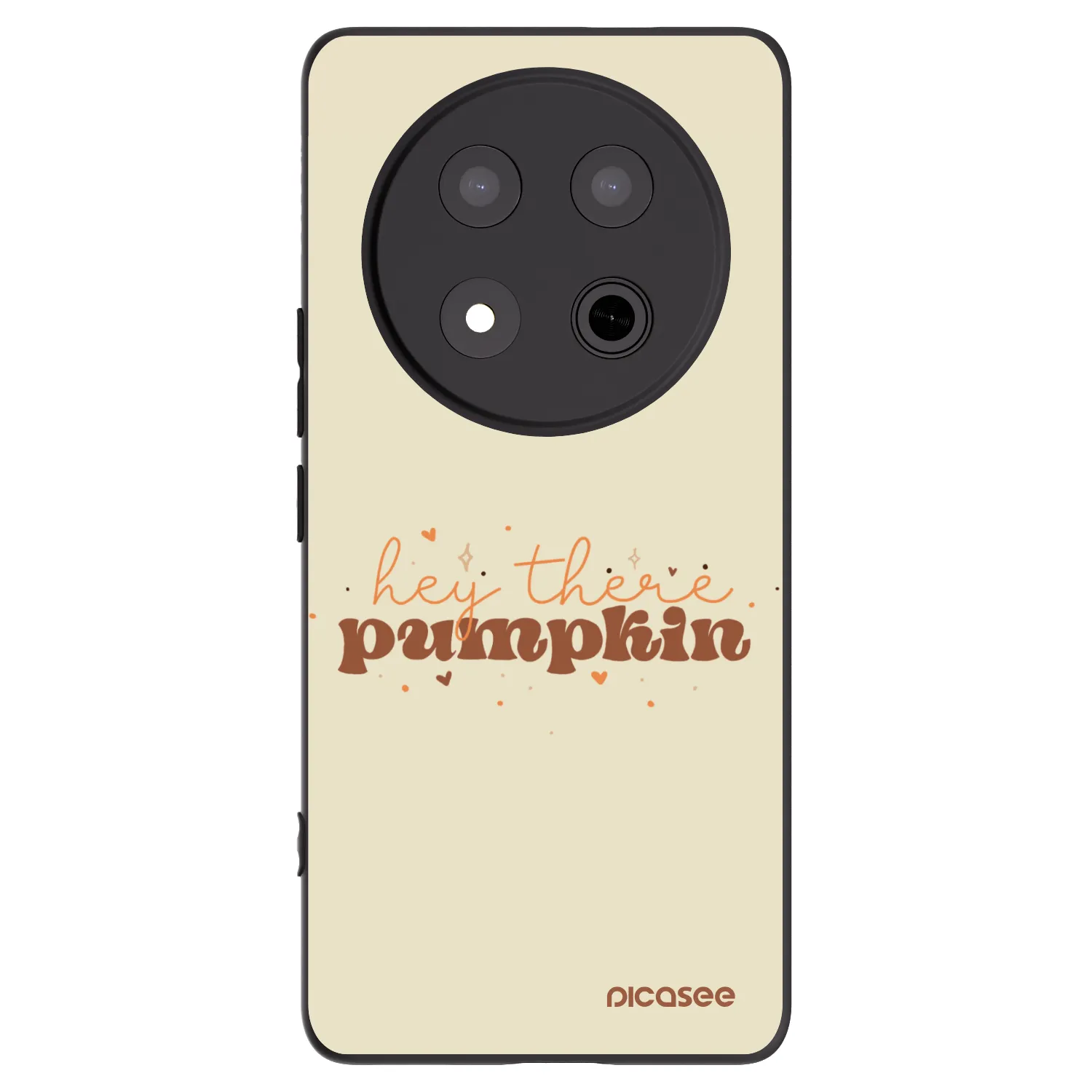 Picasee silikonový černý obal pro Honor Magic7 Lite 5G - Hey there pumpkin