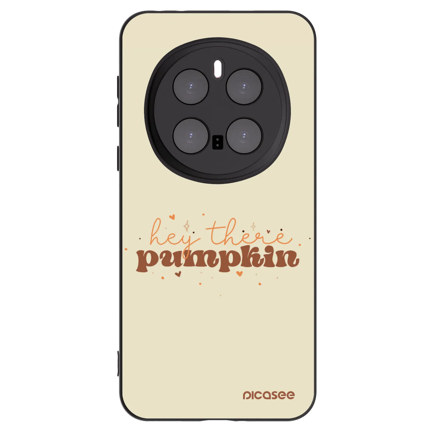 Picasee silikonový černý obal pro Honor Magic7 Pro 5G - Hey there pumpkin