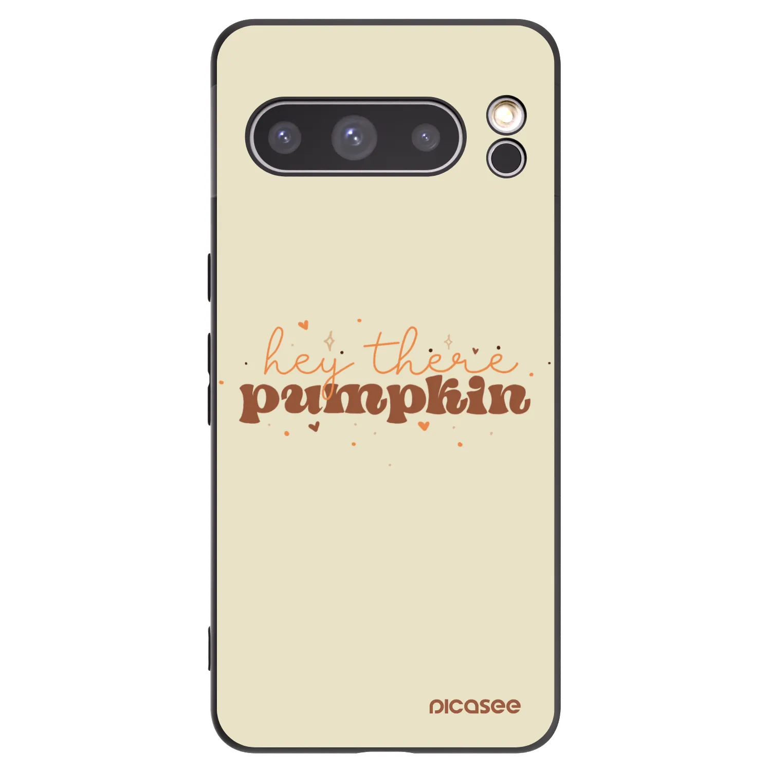 Picasee silikonový černý obal pro Google Pixel 8 Pro - Hey there pumpkin