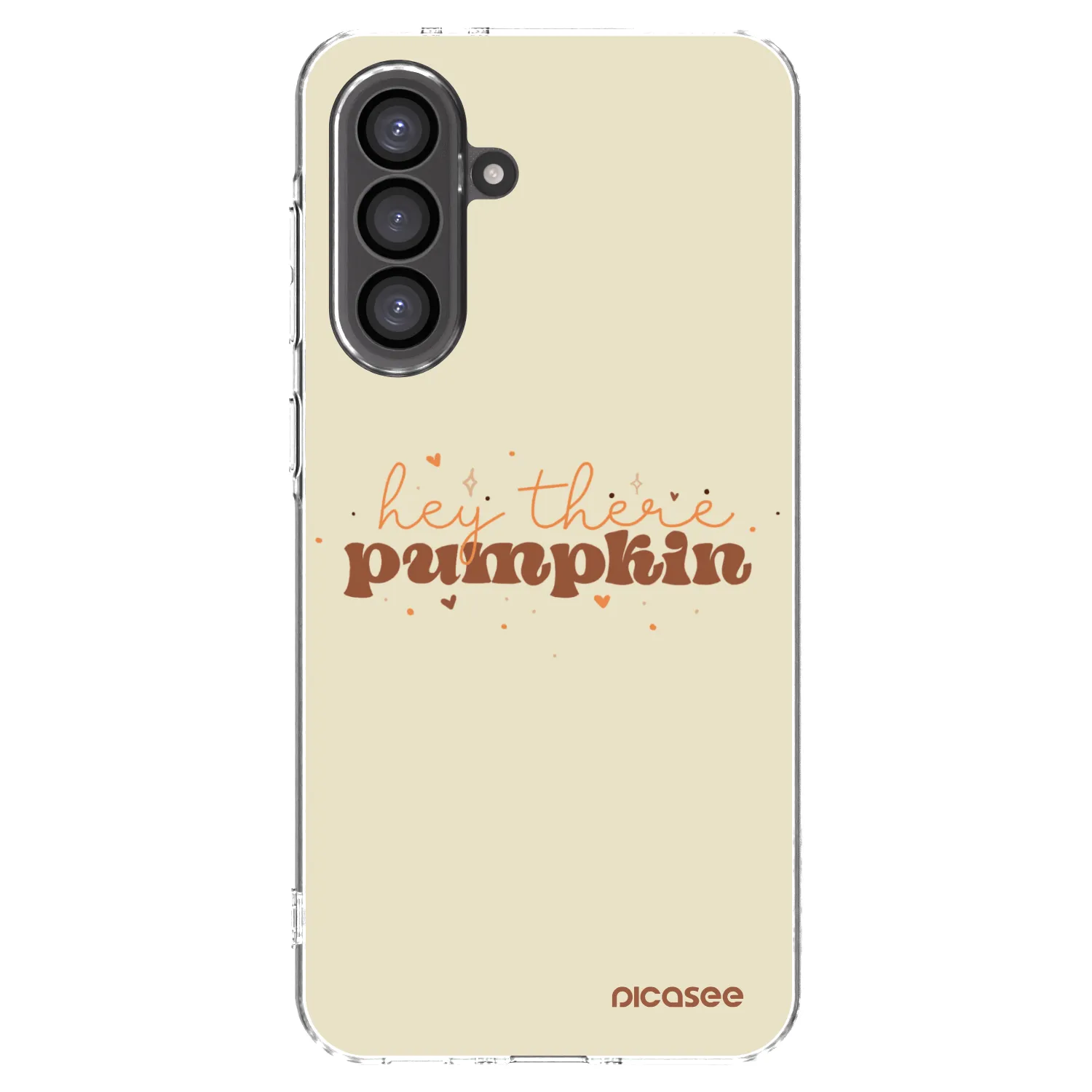 Picasee silikonový průhledný obal pro Samsung Galaxy A56 5G A566B - Hey there pumpkin