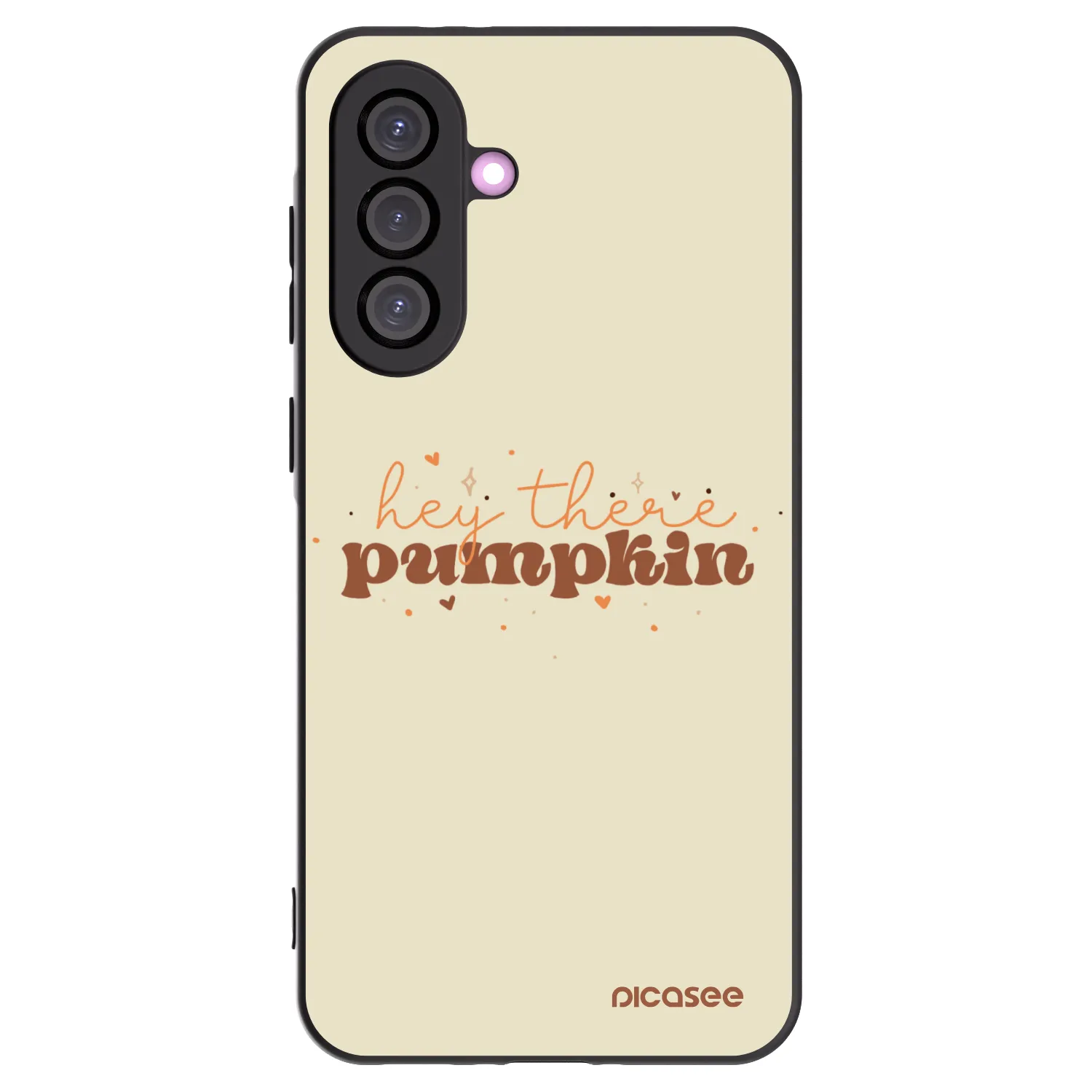 Picasee silikonový černý obal pro Samsung Galaxy A36 5G - Hey there pumpkin