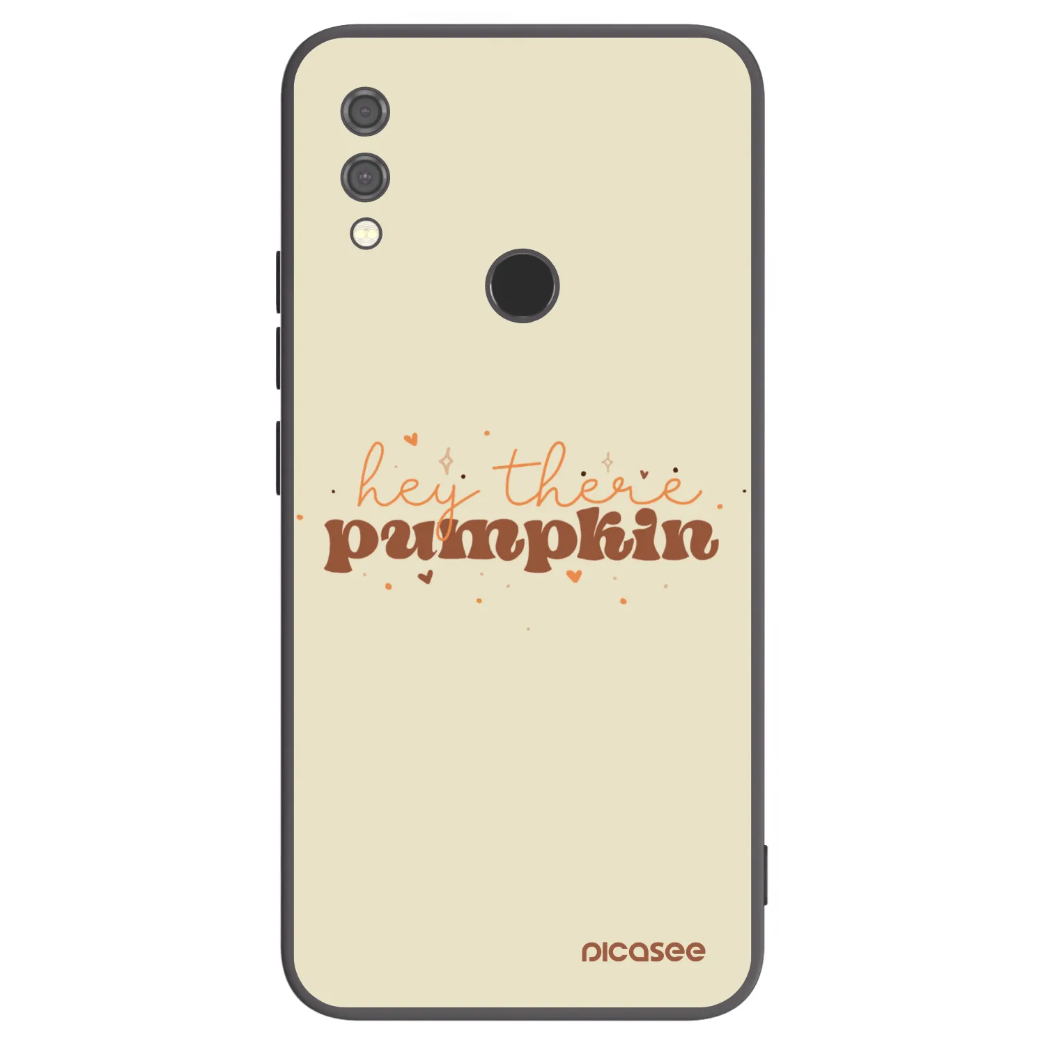 Picasee silikonový černý obal pro Xiaomi Redmi Note 7 - Hey there pumpkin
