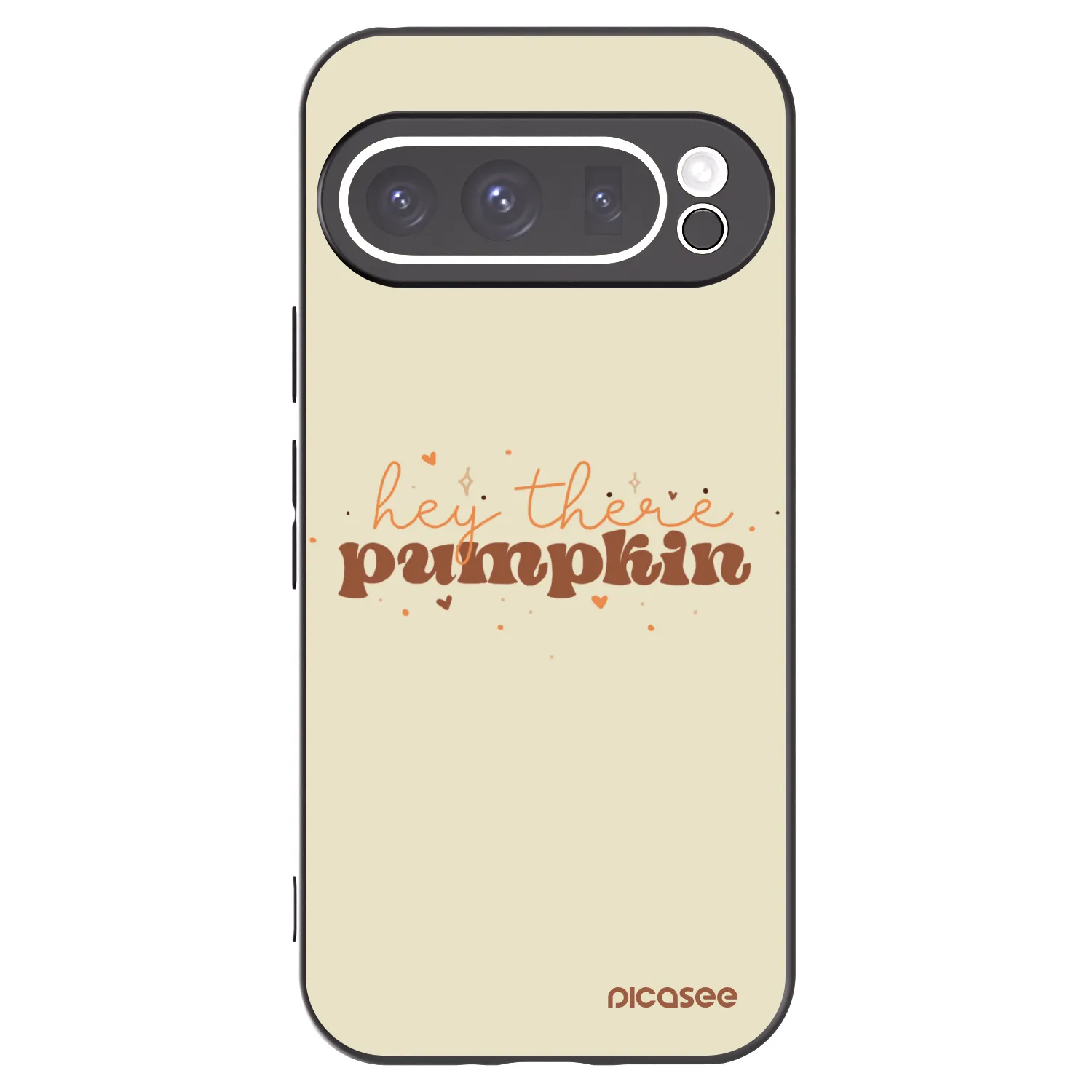 Picasee silikonový černý obal pro Google Pixel 9 Pro - Hey there pumpkin