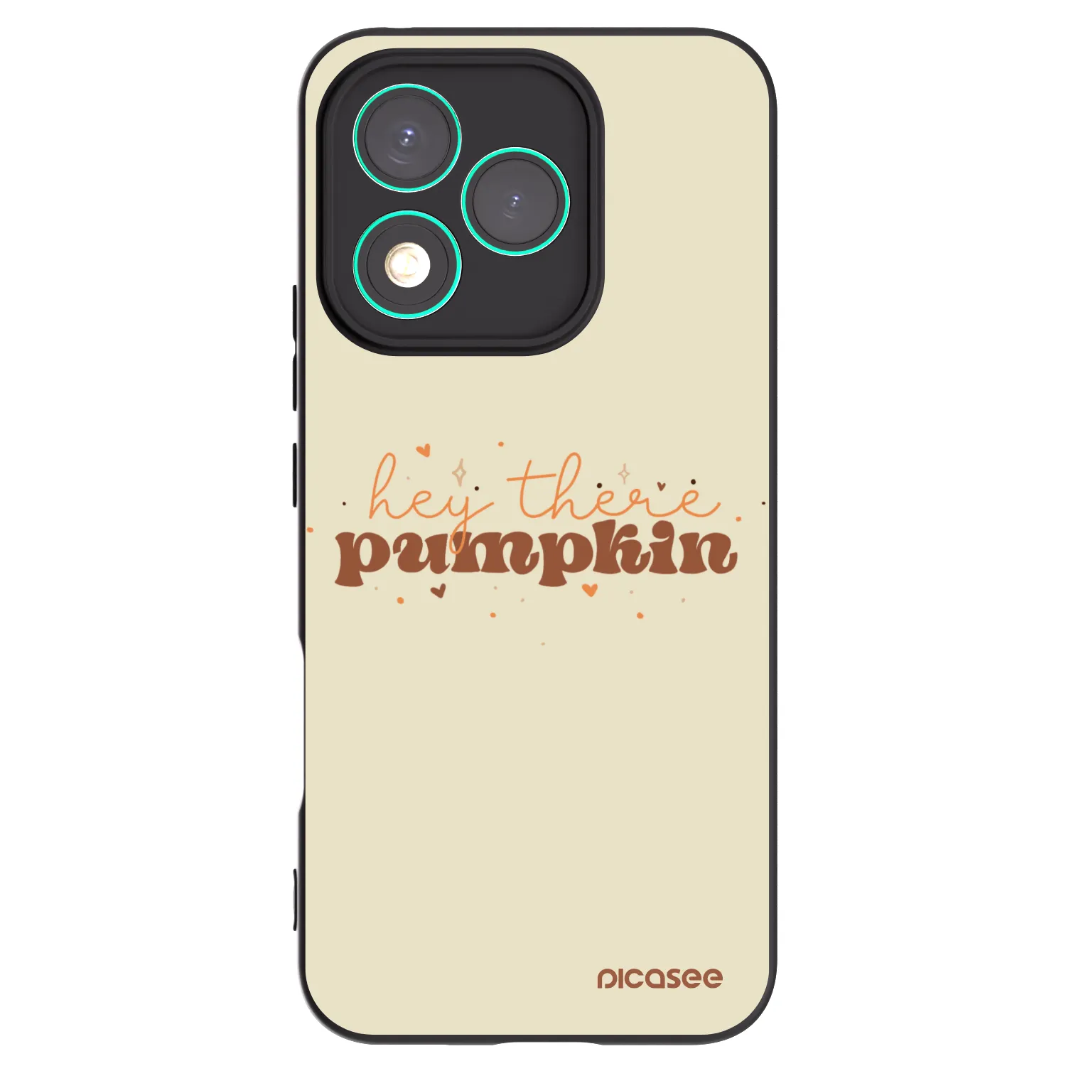 Picasee silikonový černý obal pro Honor 400 Lite 5G - Hey there pumpkin