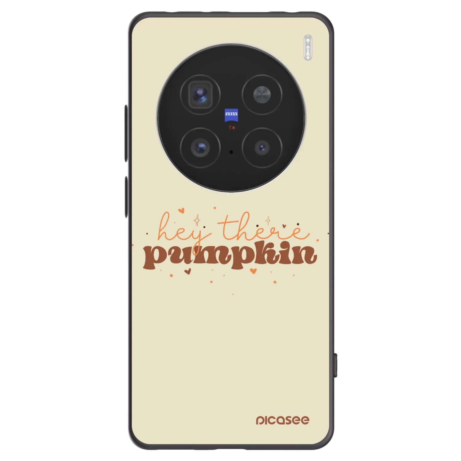 Picasee silikonový černý obal pro Vivo X200 Pro - Hey there pumpkin