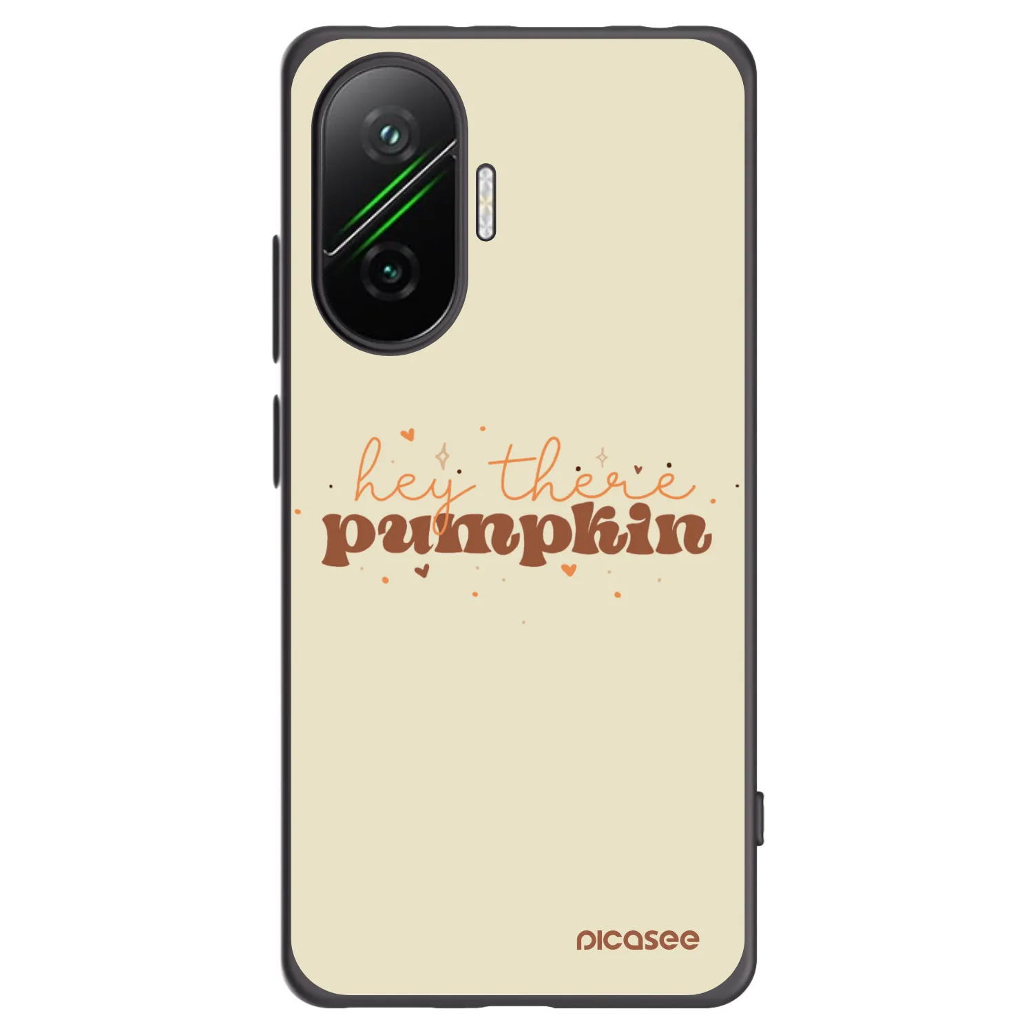 Picasee silikonový černý obal pro Xiaomi Poco F7 5G - Hey there pumpkin
