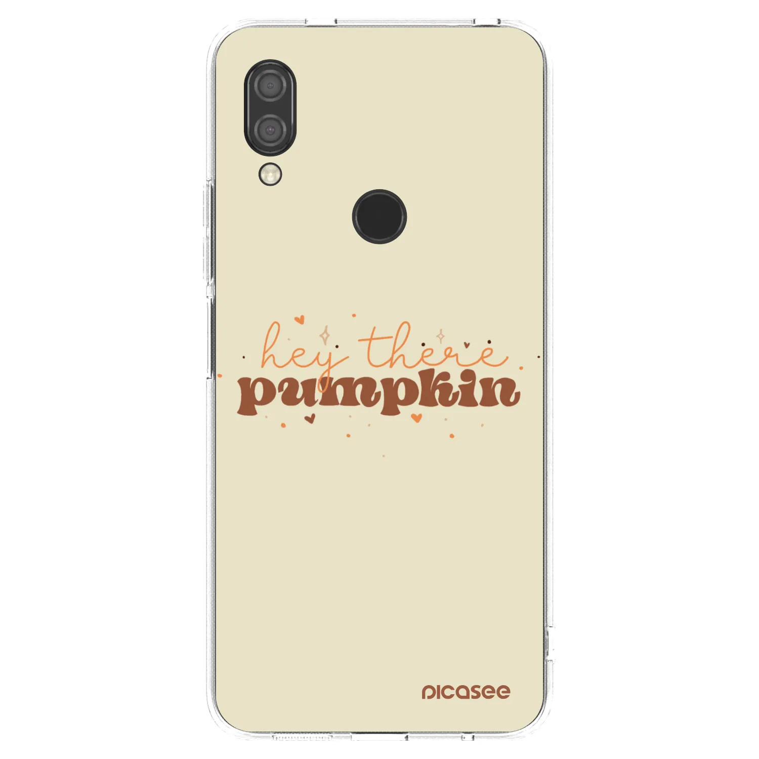 Picasee silikonový průhledný obal pro Xiaomi Redmi 7 - Hey there pumpkin