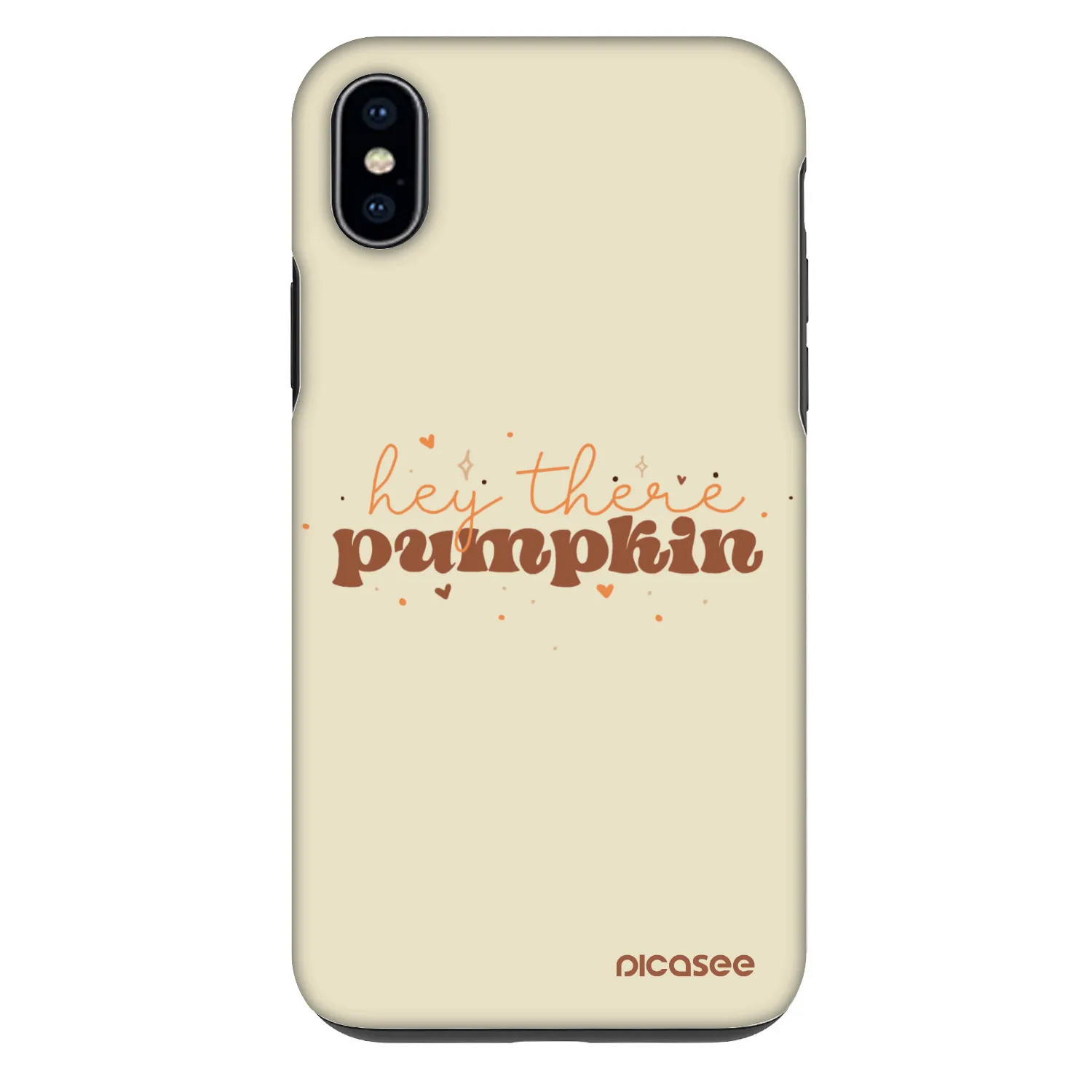 Picasee Fashion Case pro Apple iPhone XS Max - Hey there pumpkin