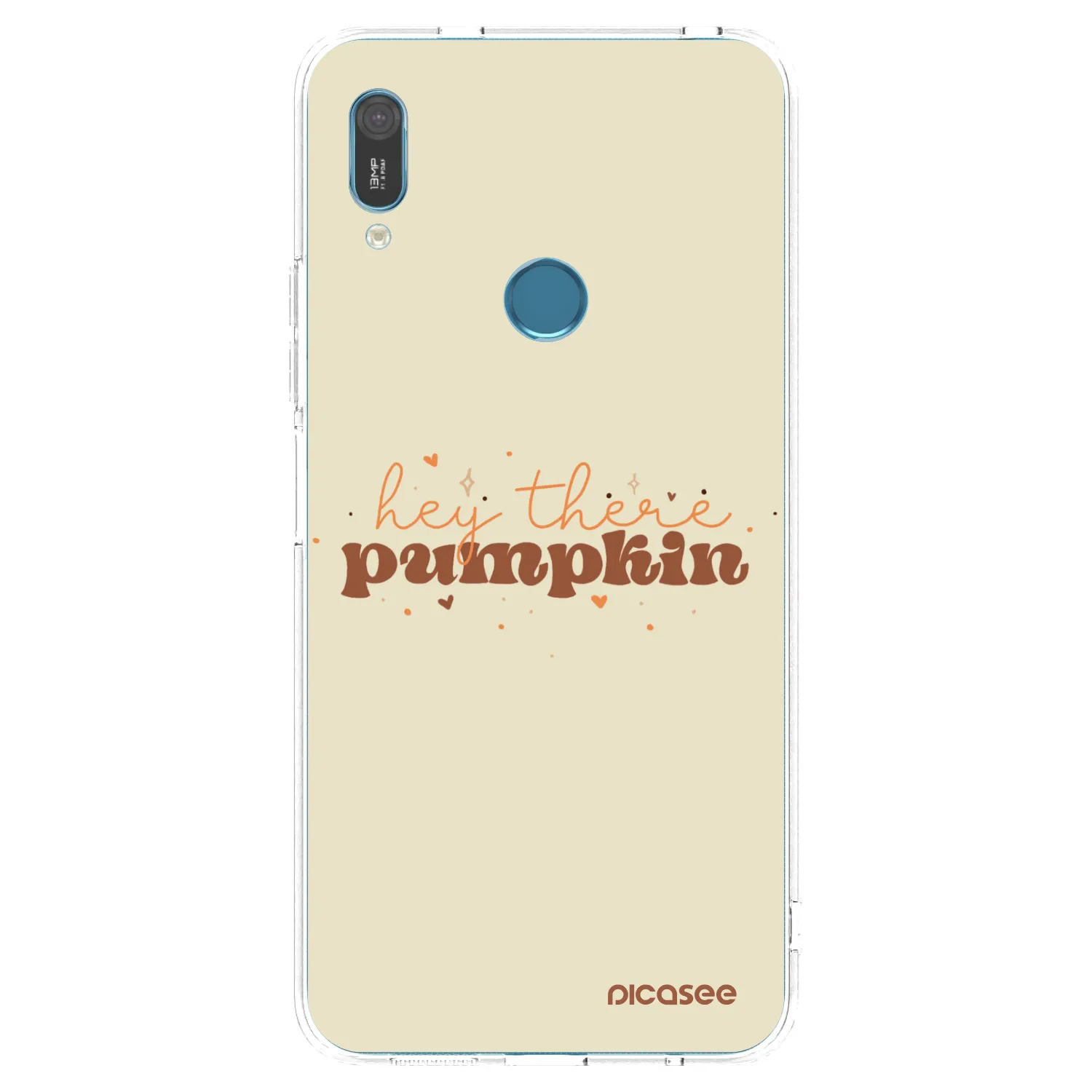 Picasee silikonový průhledný obal pro Huawei Y6 2019 - Hey there pumpkin